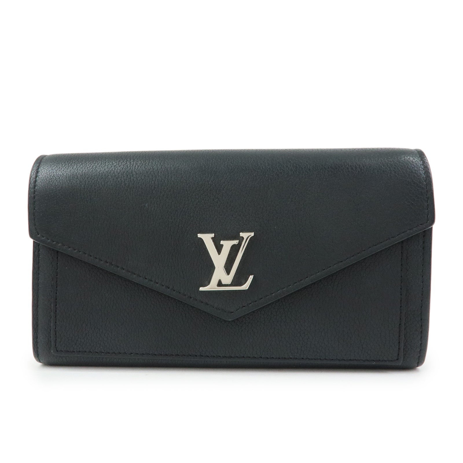 Louis Vuitton Portefeuille My Lockme Leather Wallet Noir M62530