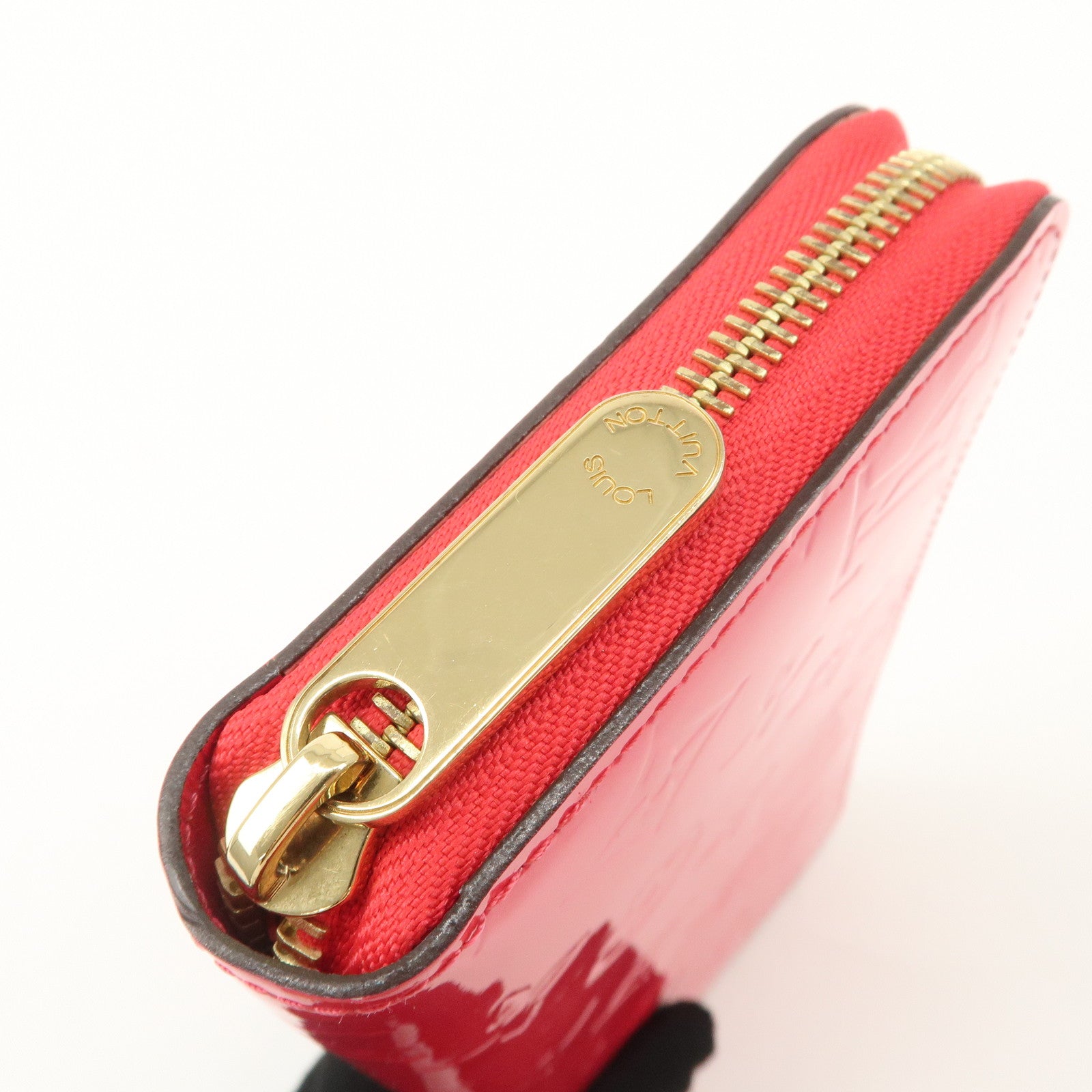 Louis Vuitton Monogram Vernis Round Zippy Wallet Hot Pink M93058 Used