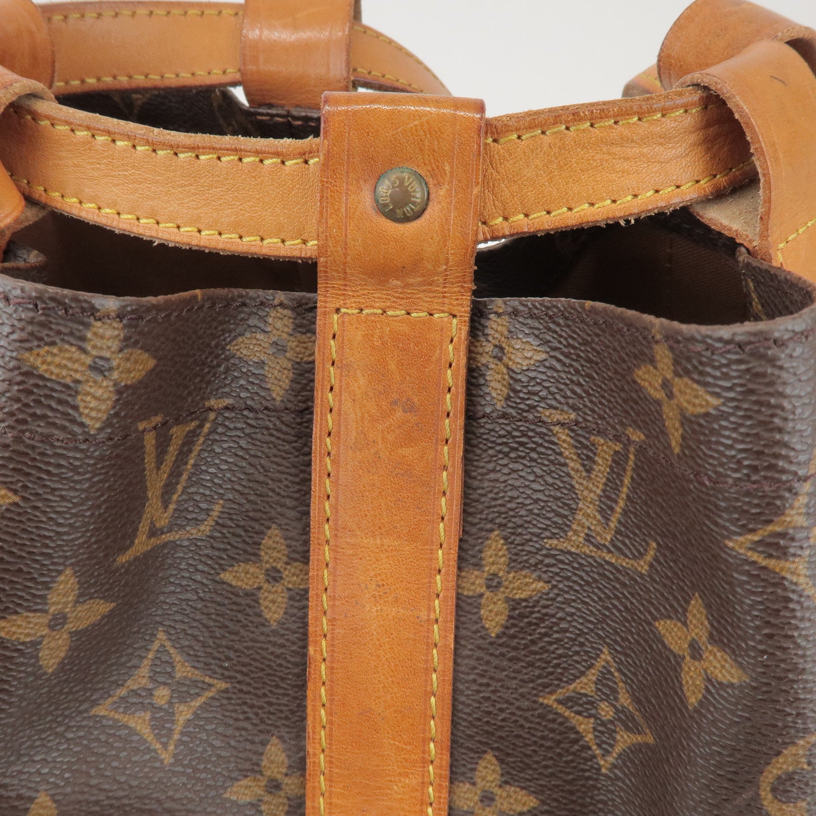 Louis Vuitton Monogram Randonnee GM Shoulder Bag Brown M42244