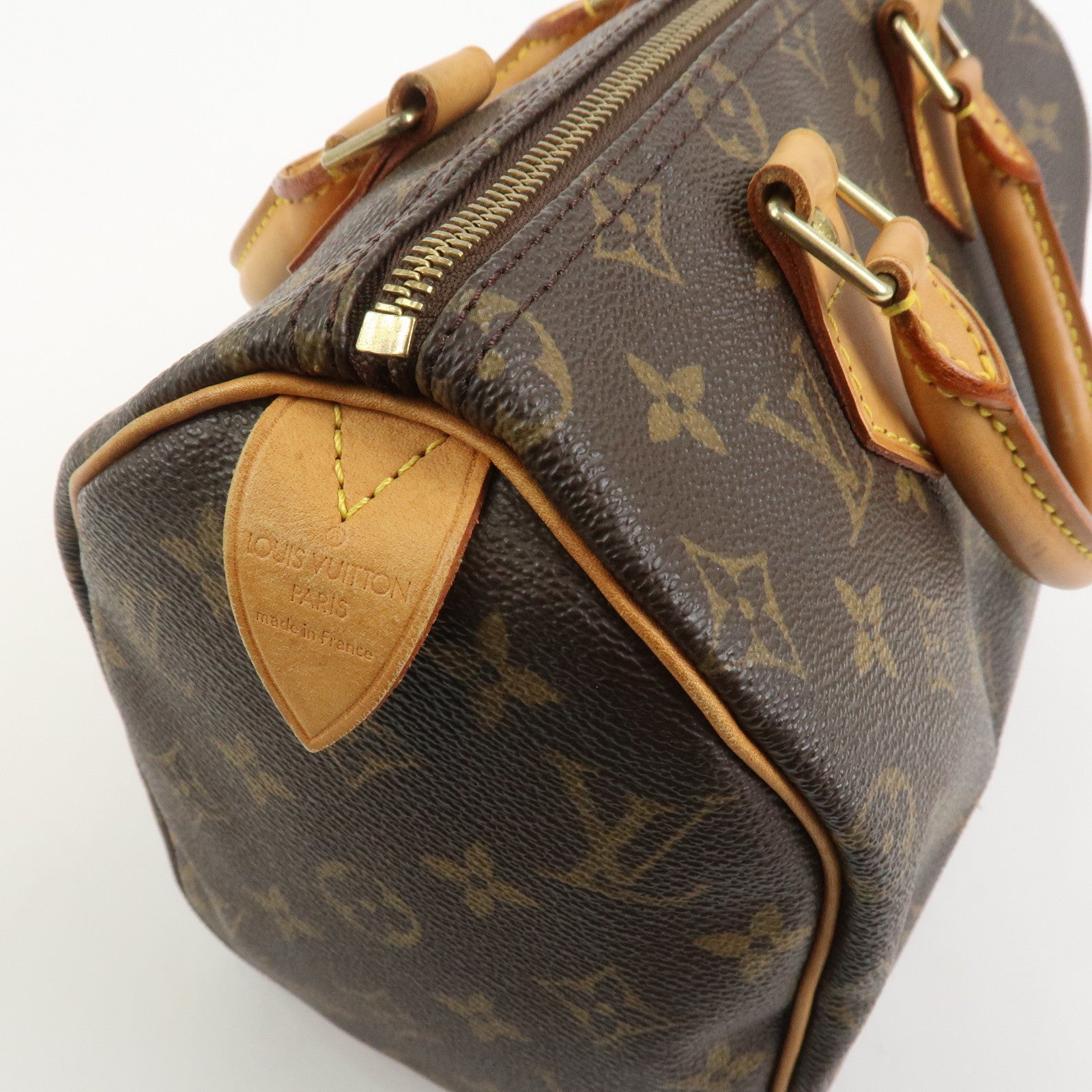 Louis Vuitton Monogram Speedy 25 Boston Bag Hand Bag Brown M41528