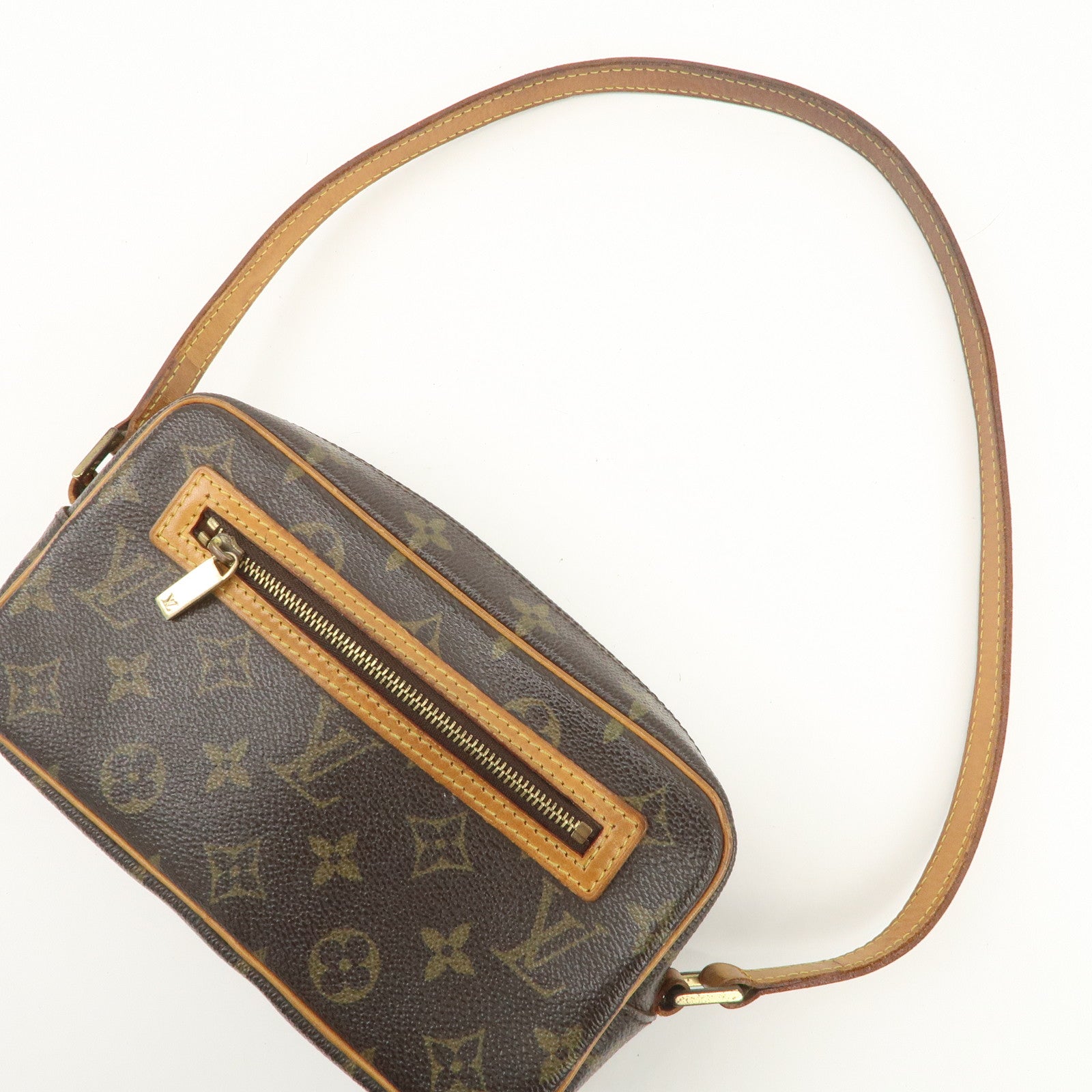Louis Vuitton Monogram Pochette Cite Shoulder Bag Brown M51183