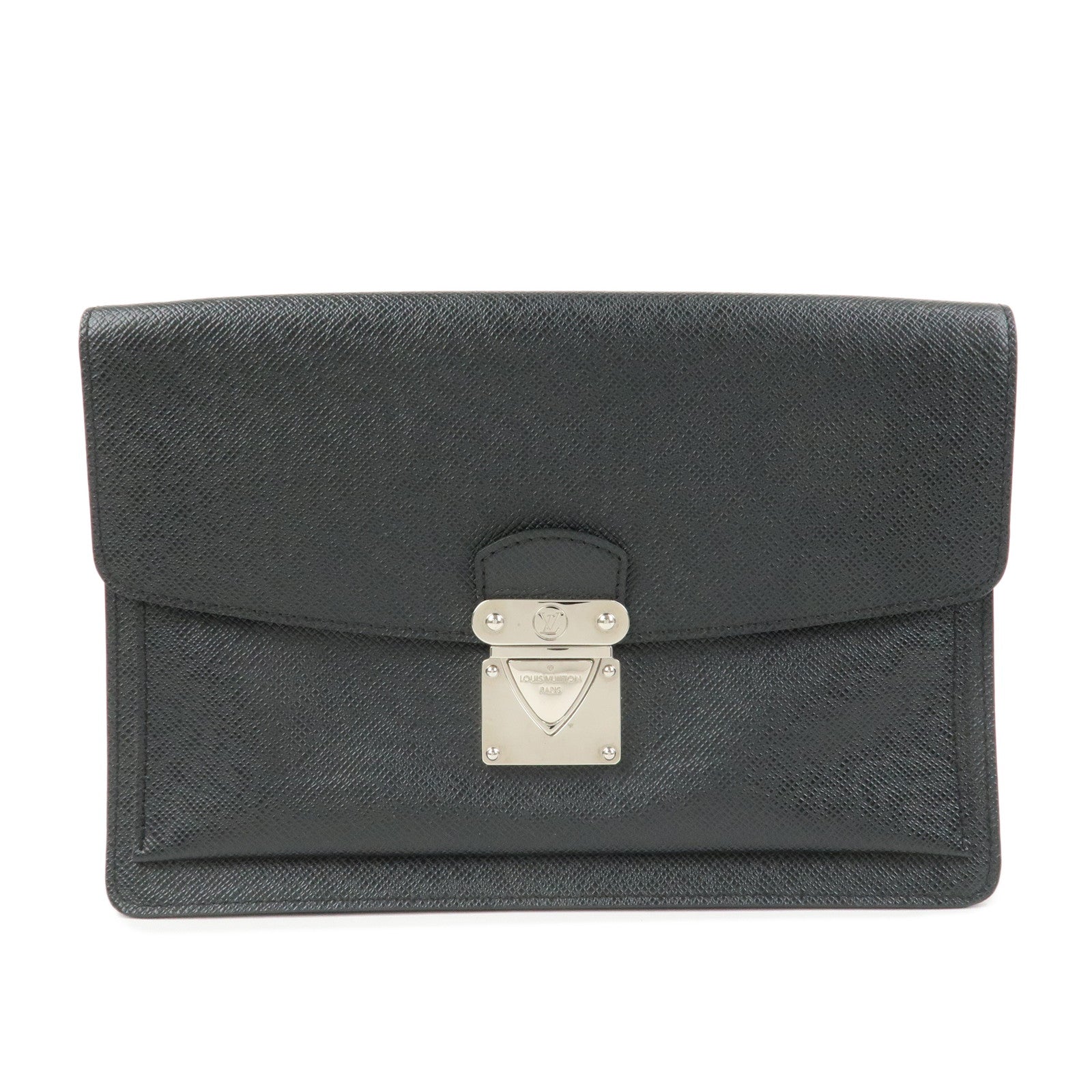 Louis Vuitton Taiga Veraiya Clutch Bag Ardoise M32592