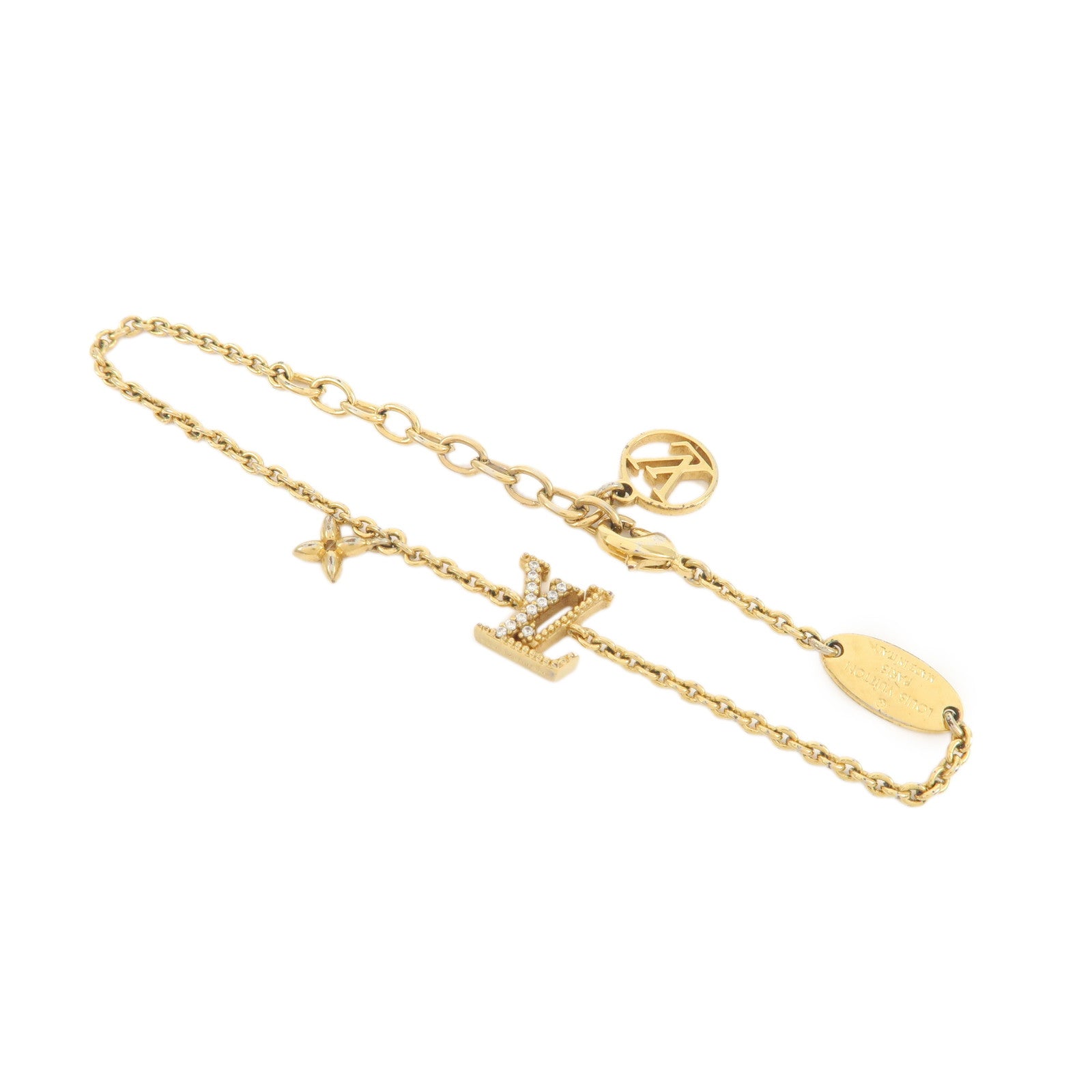 Louis Vuitton LV Iconic Metal Bracelet Gold M00587