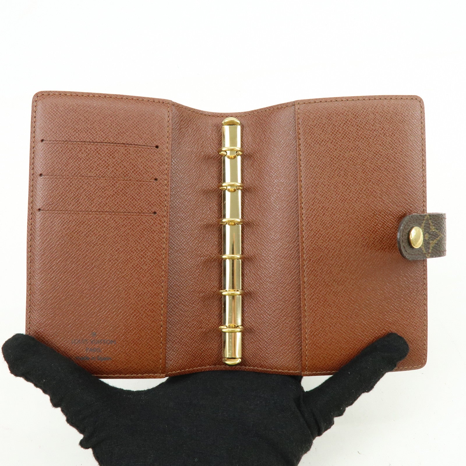 Louis Vuitton Monogram Agenda PM Planner Cover Brown R20005