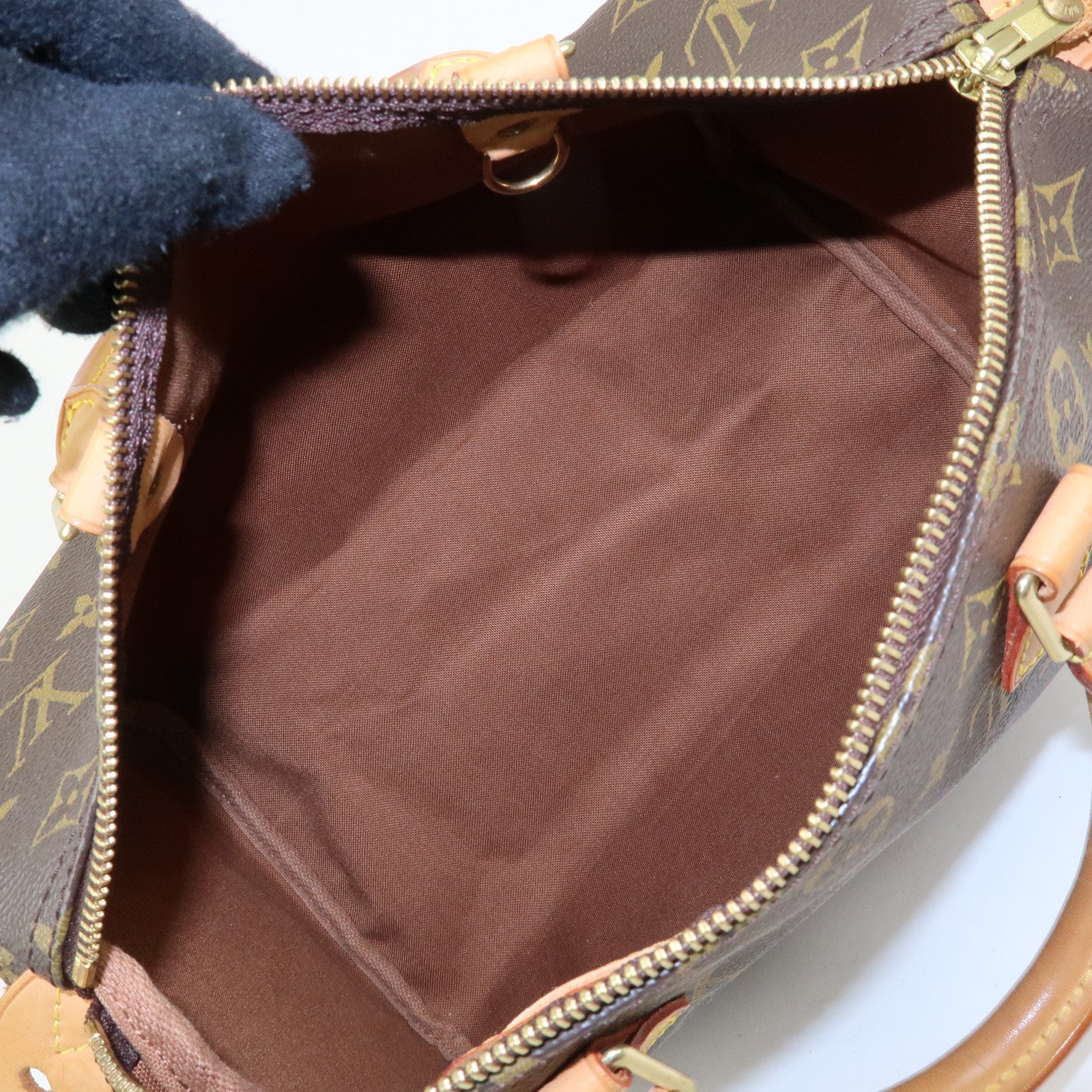 Louis Vuitton Monogram Speedy 30 Boston Bag Hand Bag Brown M41526