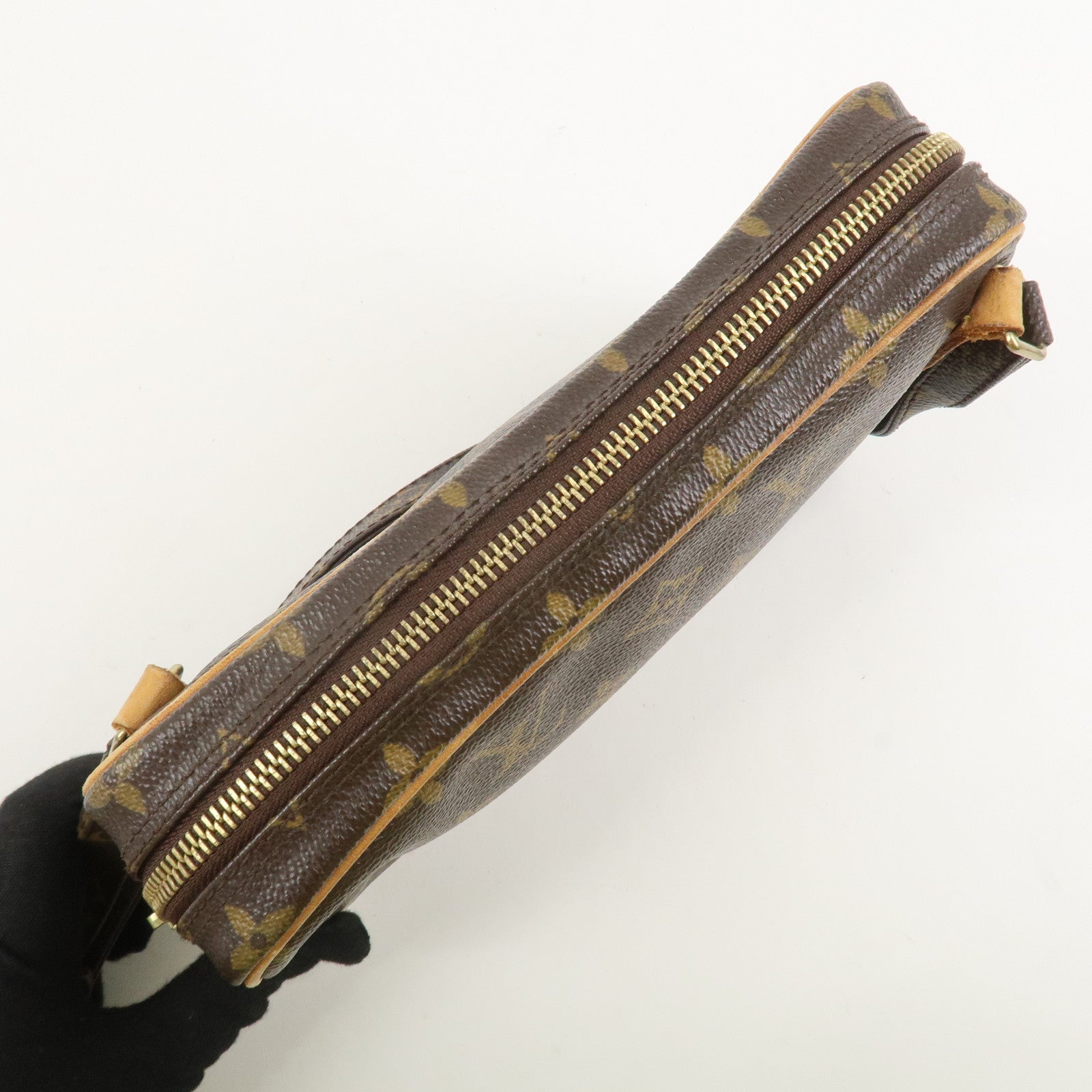 Louis Vuitton Monogram Pochette Marly Bandouliere Bag Brown M51828