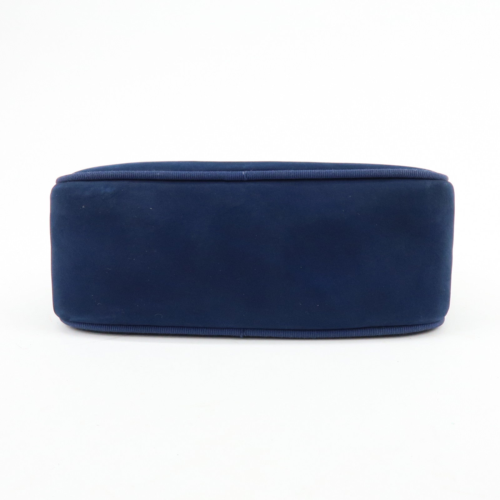 Ferragamo Vara Suede Shoulder Bag Crossbody Bag Camera Bag Navy