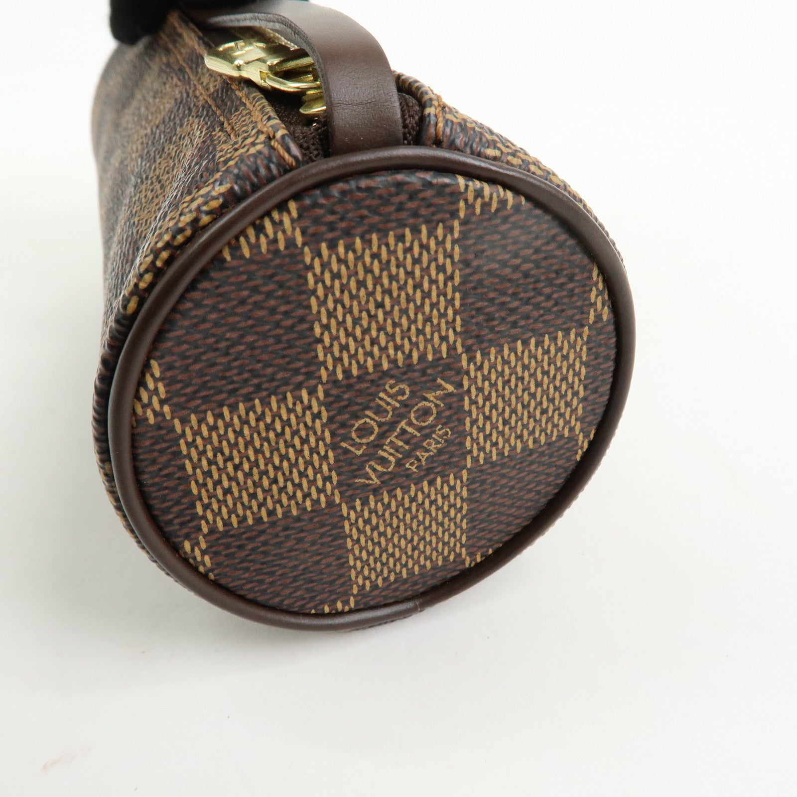 Louis Vuitton Damier Ebene Mini Pouch for Papillon Bag Brown