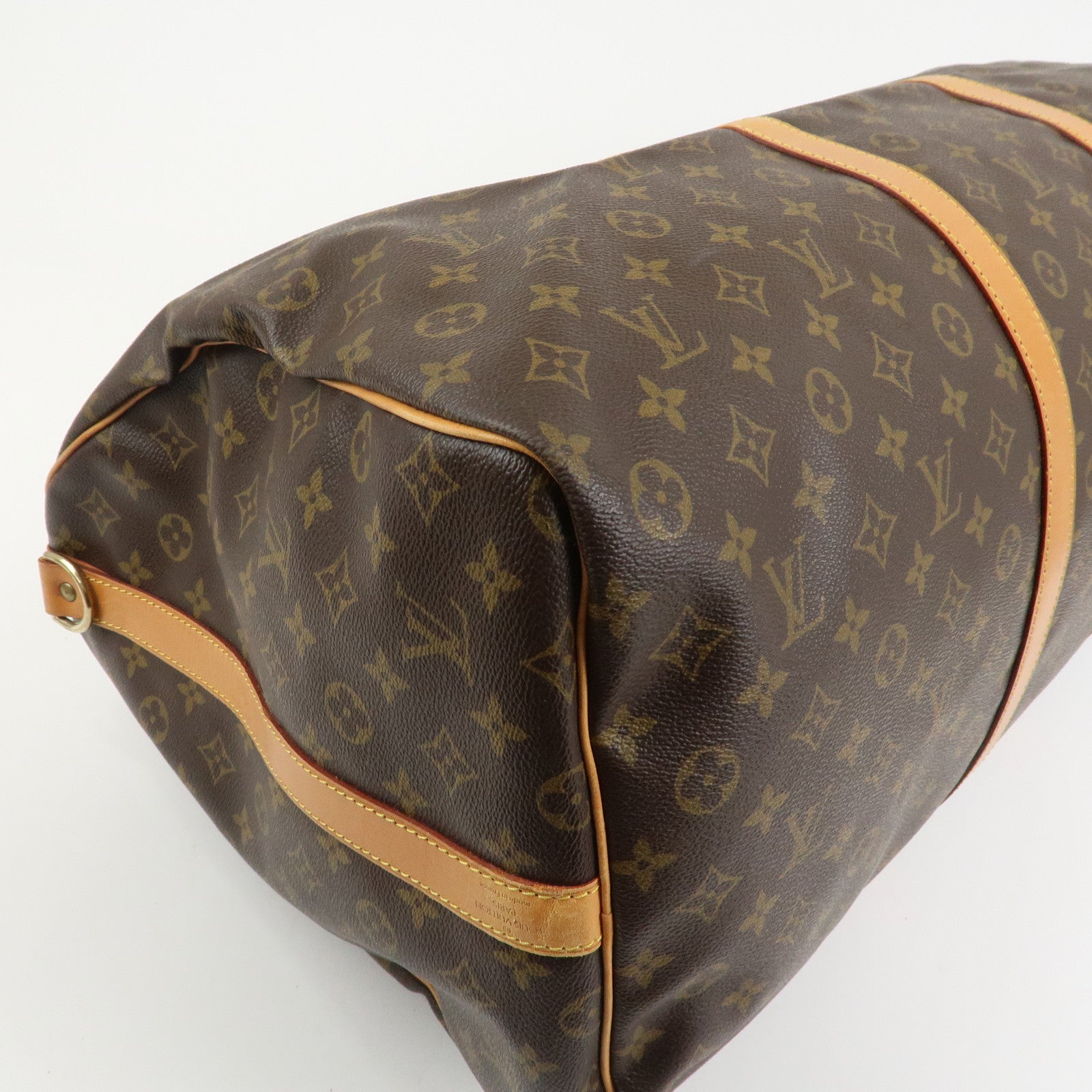 Louis Vuitton Monogram Keep All Bandouliere 60 Boston Bag M41412