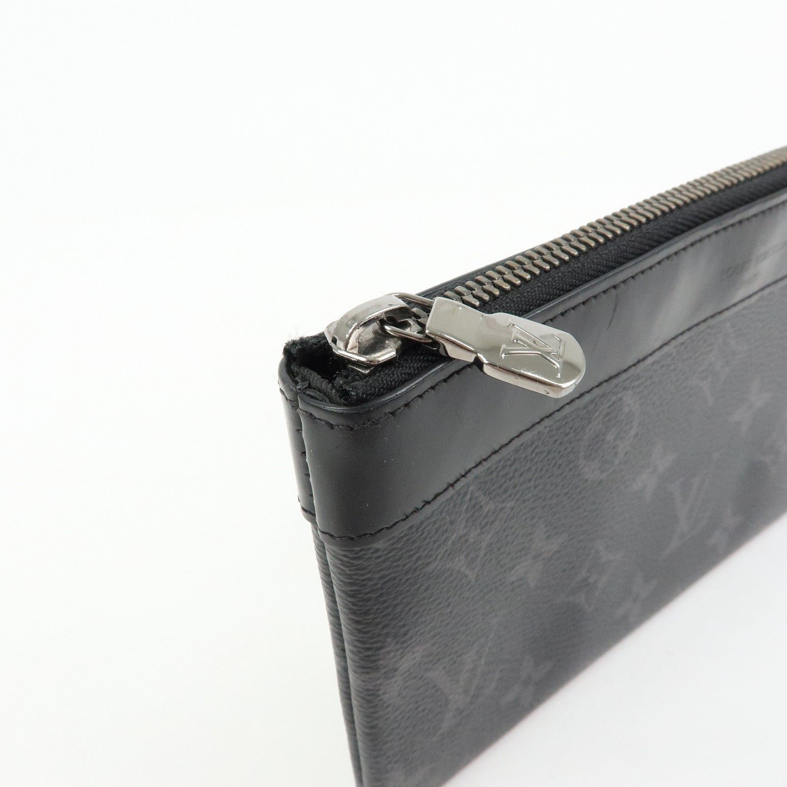 Louis Vuitton Monogram Eclips Pochette Discovery PM Pouch M44323