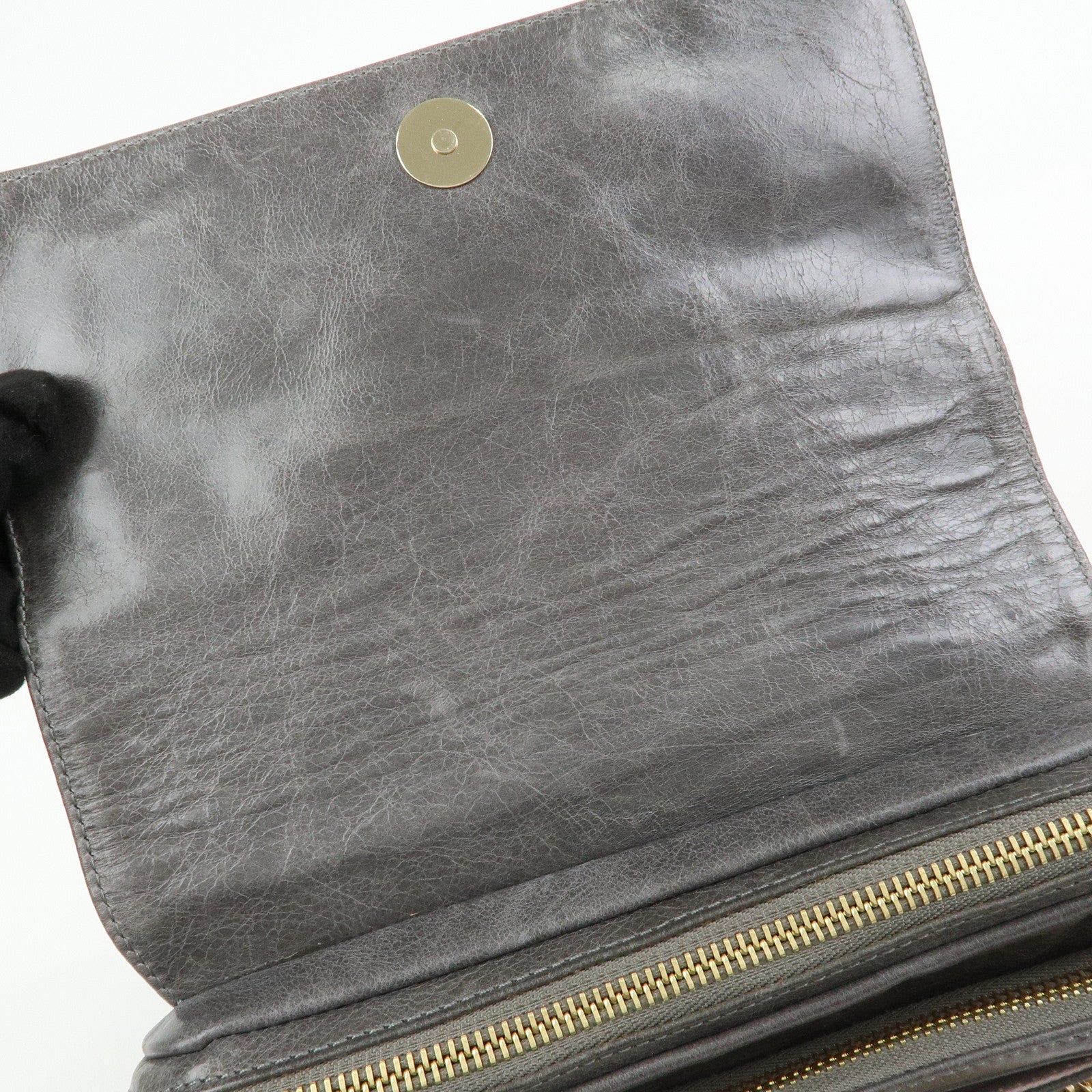 VALENTINO RED Valentino 2Way Bag Chain Shoulder Bag Hand Bag Gray