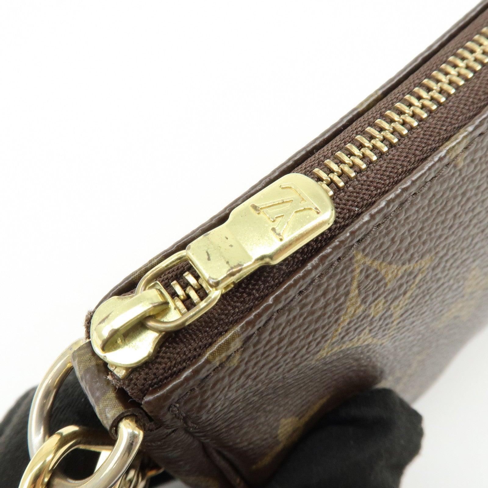 Louis Vuitton Monogram Mini Pochette Accessoires Hand Bag M58009