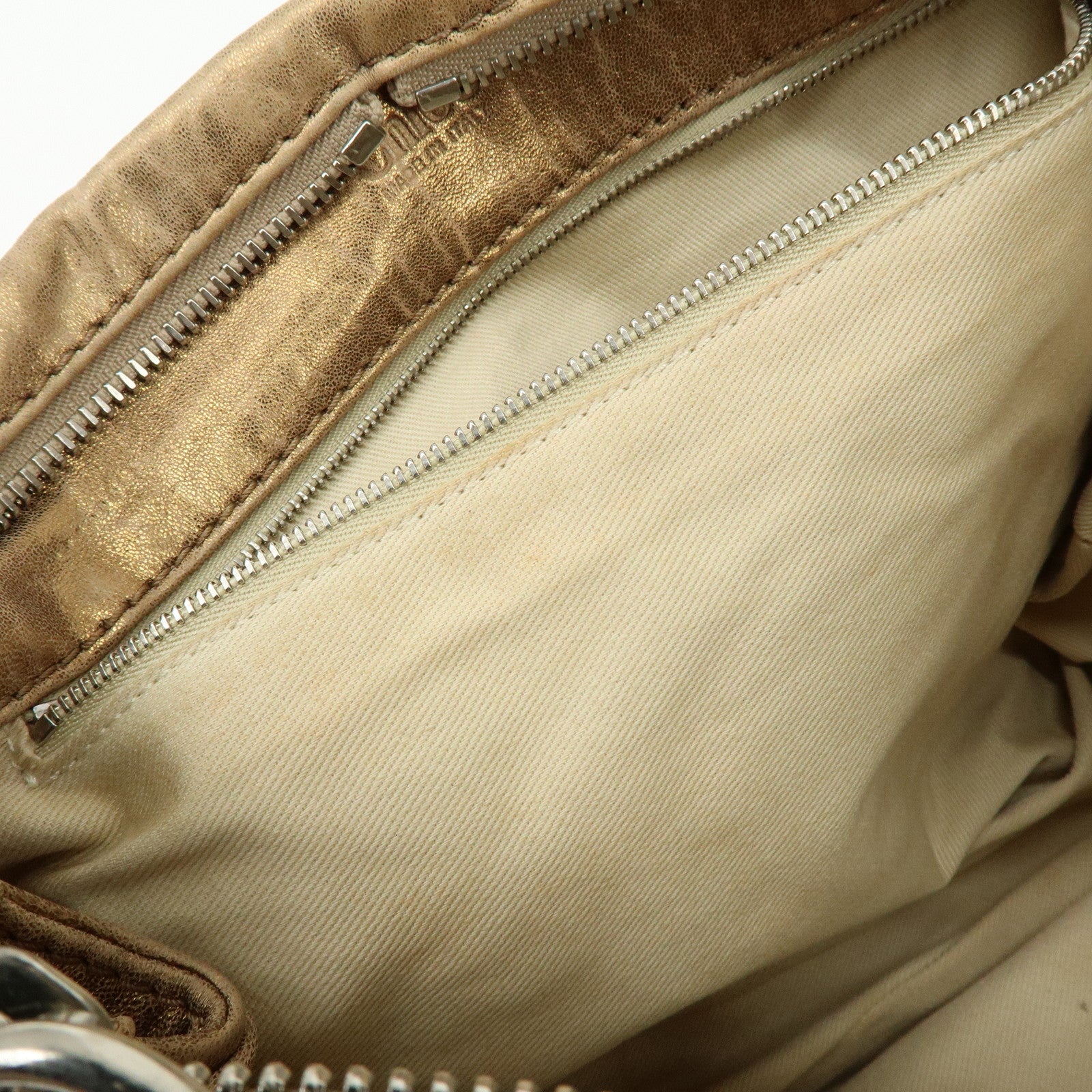 Chloe Paddington Leather Shoulder Bag Hand Bag Gold