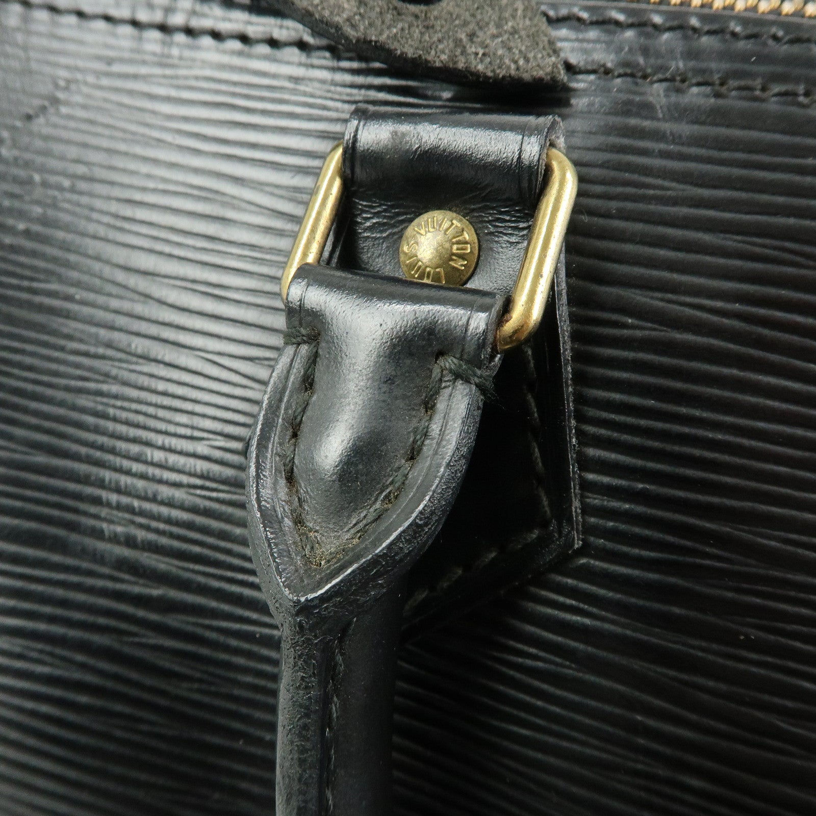 Louis Vuitton Epi Speedy 25 Boston Bag Hand Bag Noir Black M43012