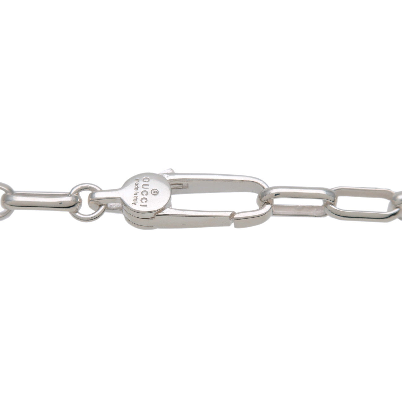 GUCCI Interlocking G Chain Necklace SV925 Silver