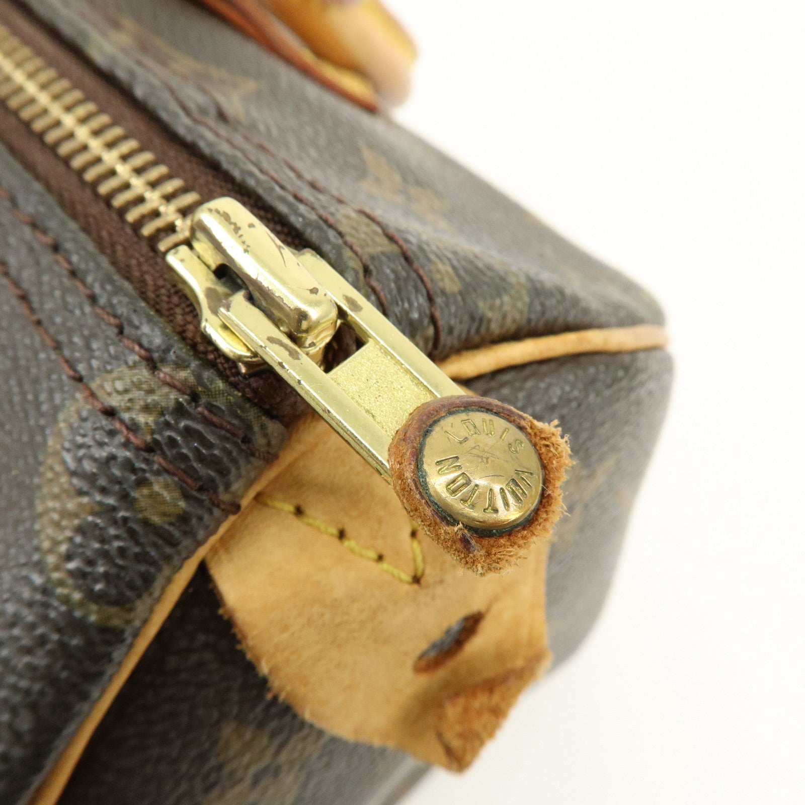 Louis Vuitton Monogram Speedy 25 Boston Bag Hand Bag Brown M41528