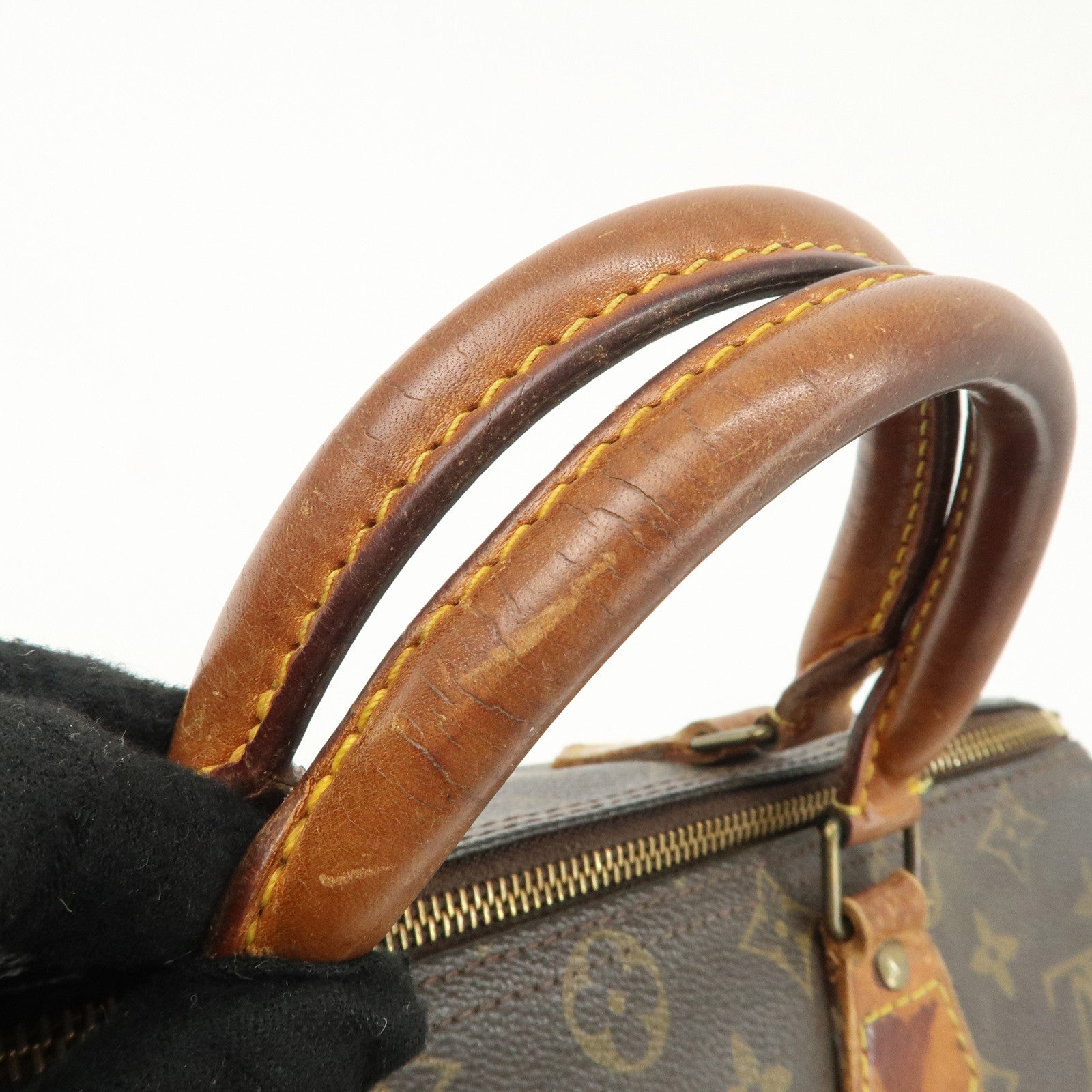 Louis Vuitton Monogram Speedy 30 Boston Bag Hand Bag M41526 Used