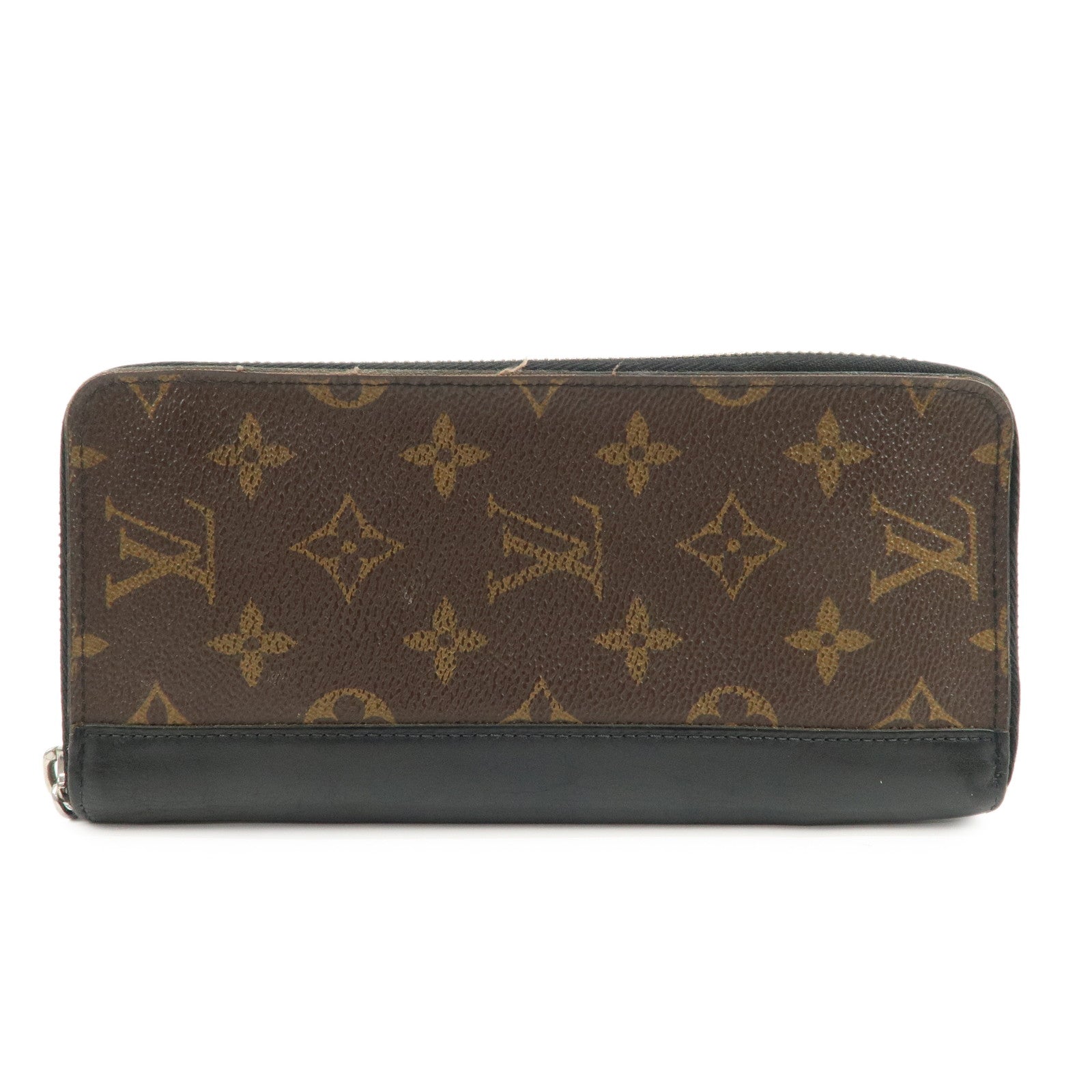 Louis Vuitton Monogram Macassar Zippy Wallet Vertical M60109
