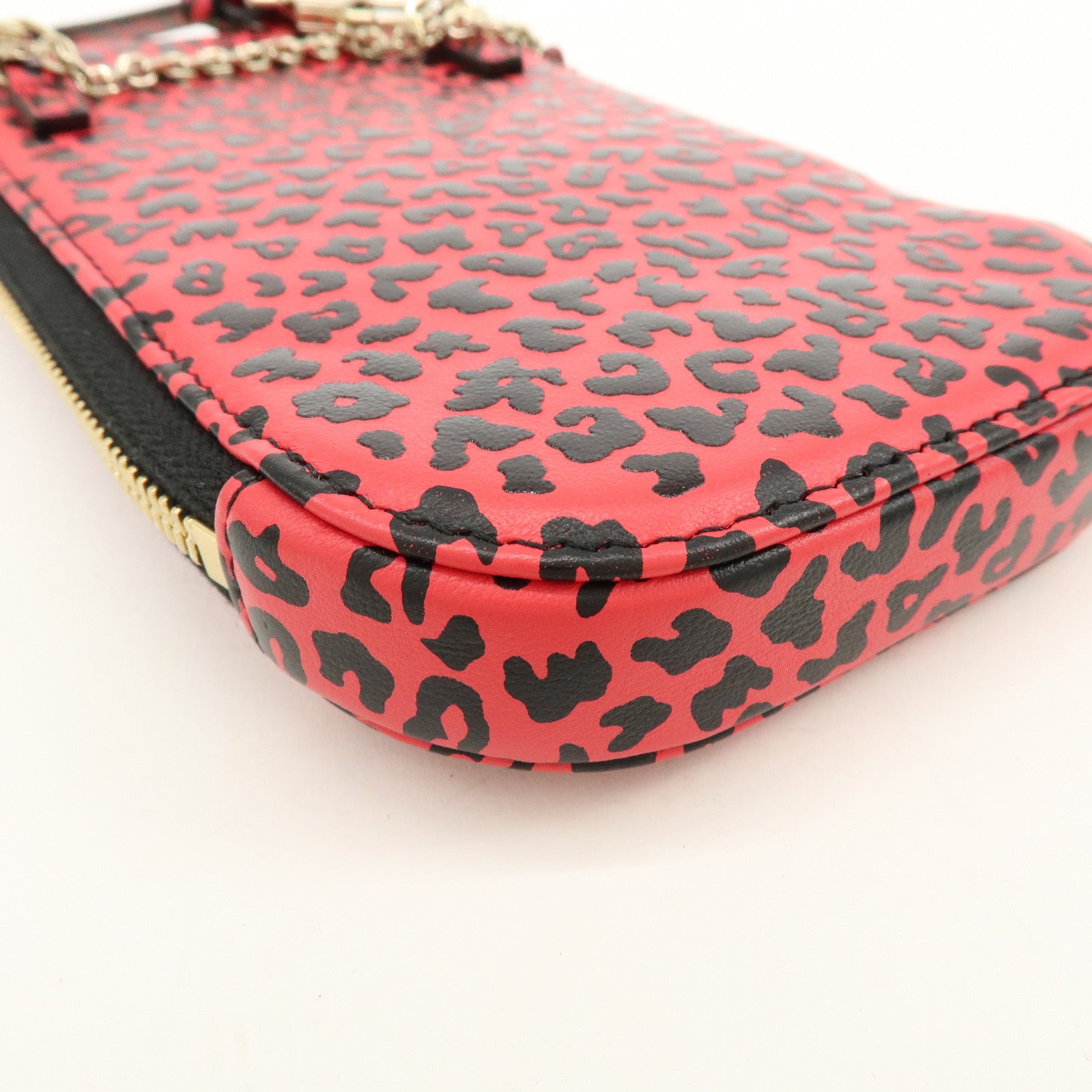 Christian Dior Lady Dior Call’in Dior Leather Phone Holder Pink