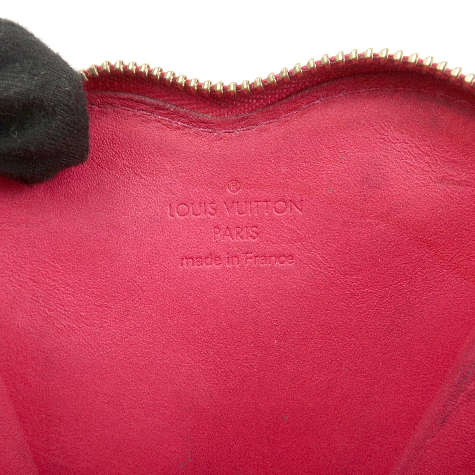 Louis Vuitton Monogram Vernis Porte Monnaie Coeur Coin Case M93657