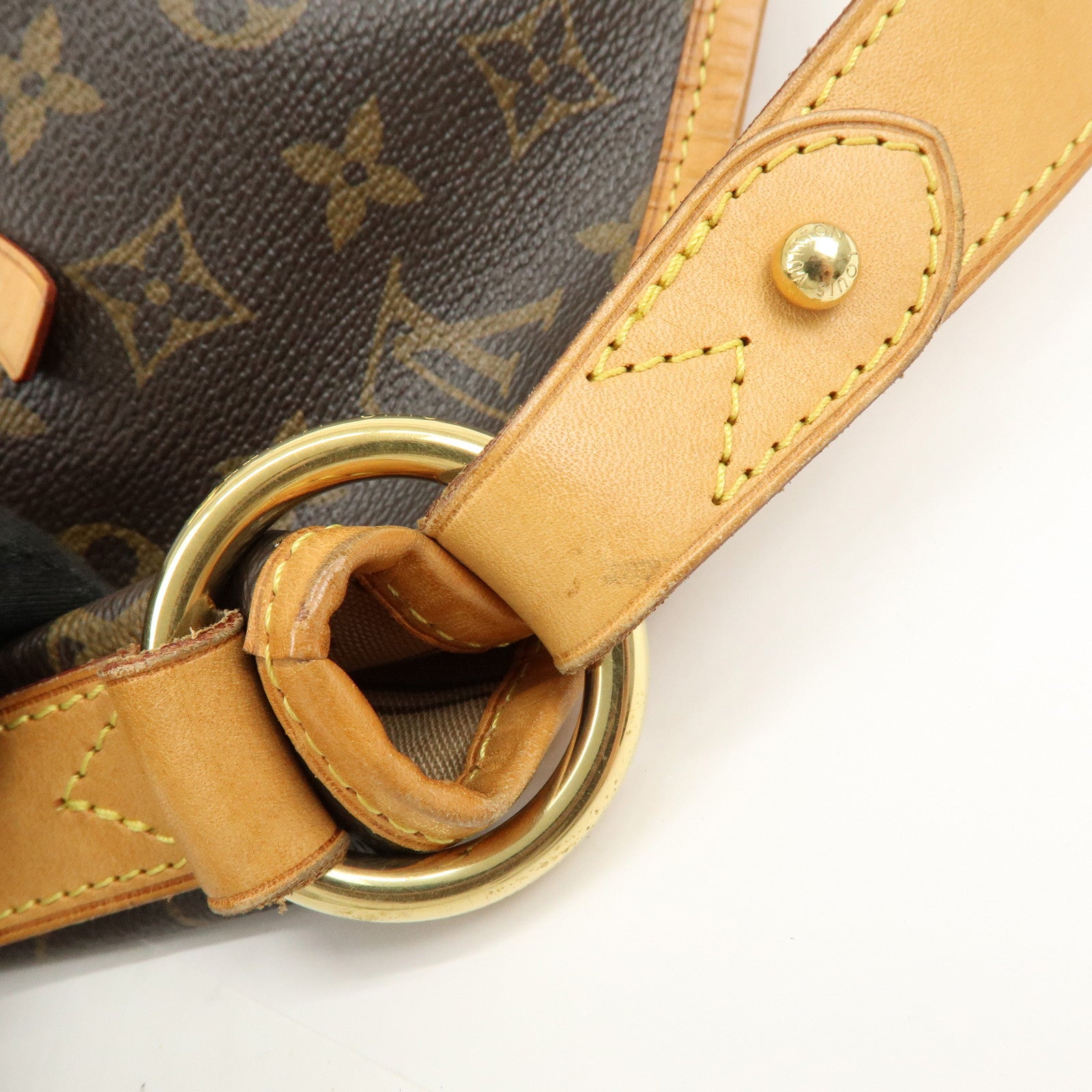 Louis Vuitton Monogram Delightful GM Shoulder Bag Brown M40354
