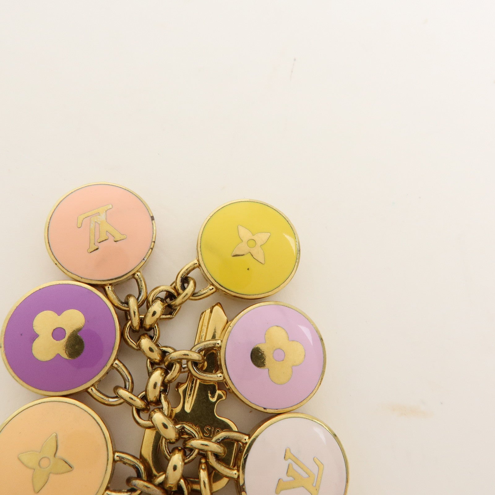 Louis Vuitton Porte Cles Pastilles Metal Bag Charm Key Chain M65646