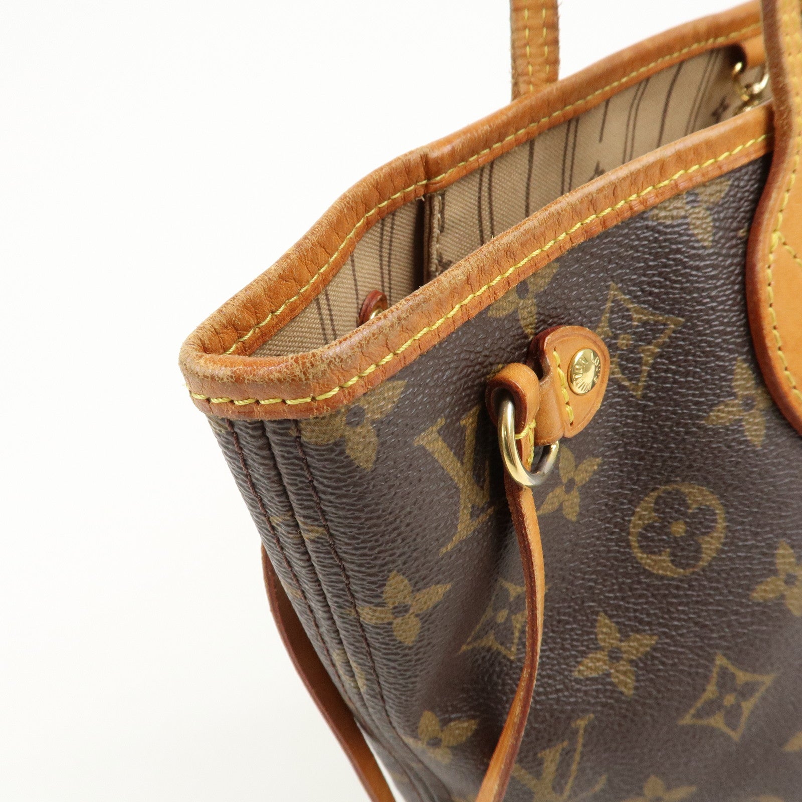 Louis Vuitton Monogram Neverfull PM Tote Bag Hand Bag M40155