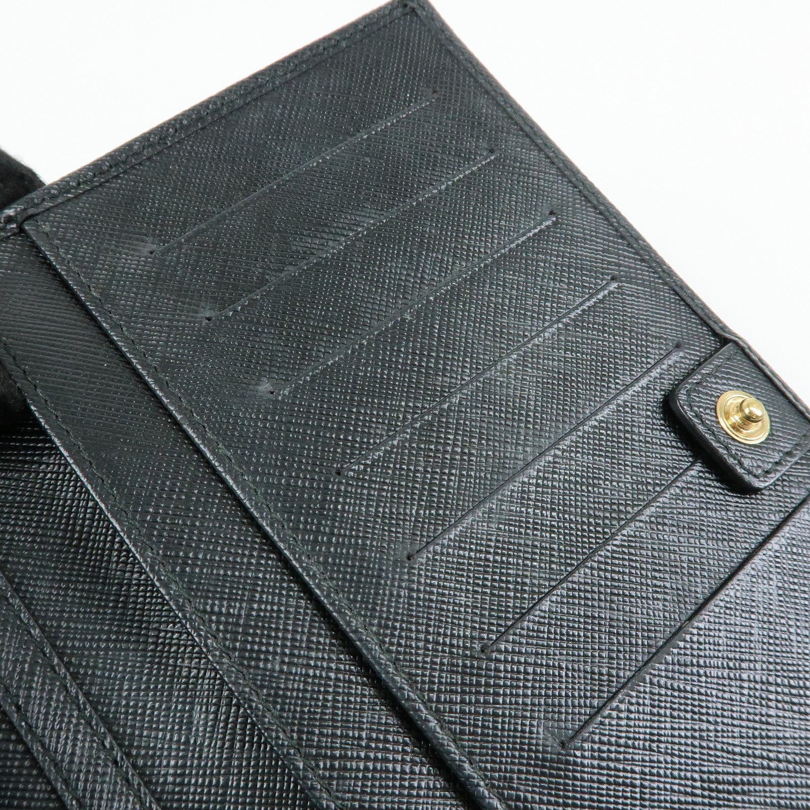 Ferragamo Vara Ribbon Leather Chain Wallet Shoulder Bag Black