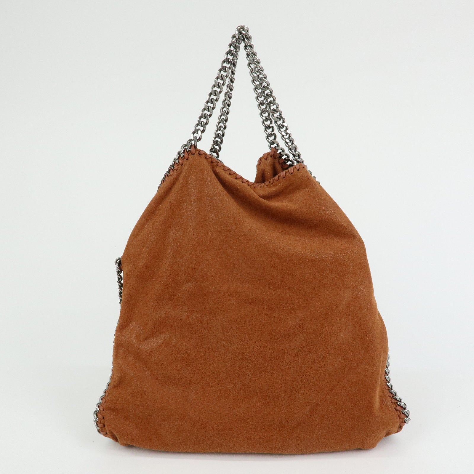 STELLA MCCARTNEY Falabella Polyester 2Way Bag Hand Bag Brown