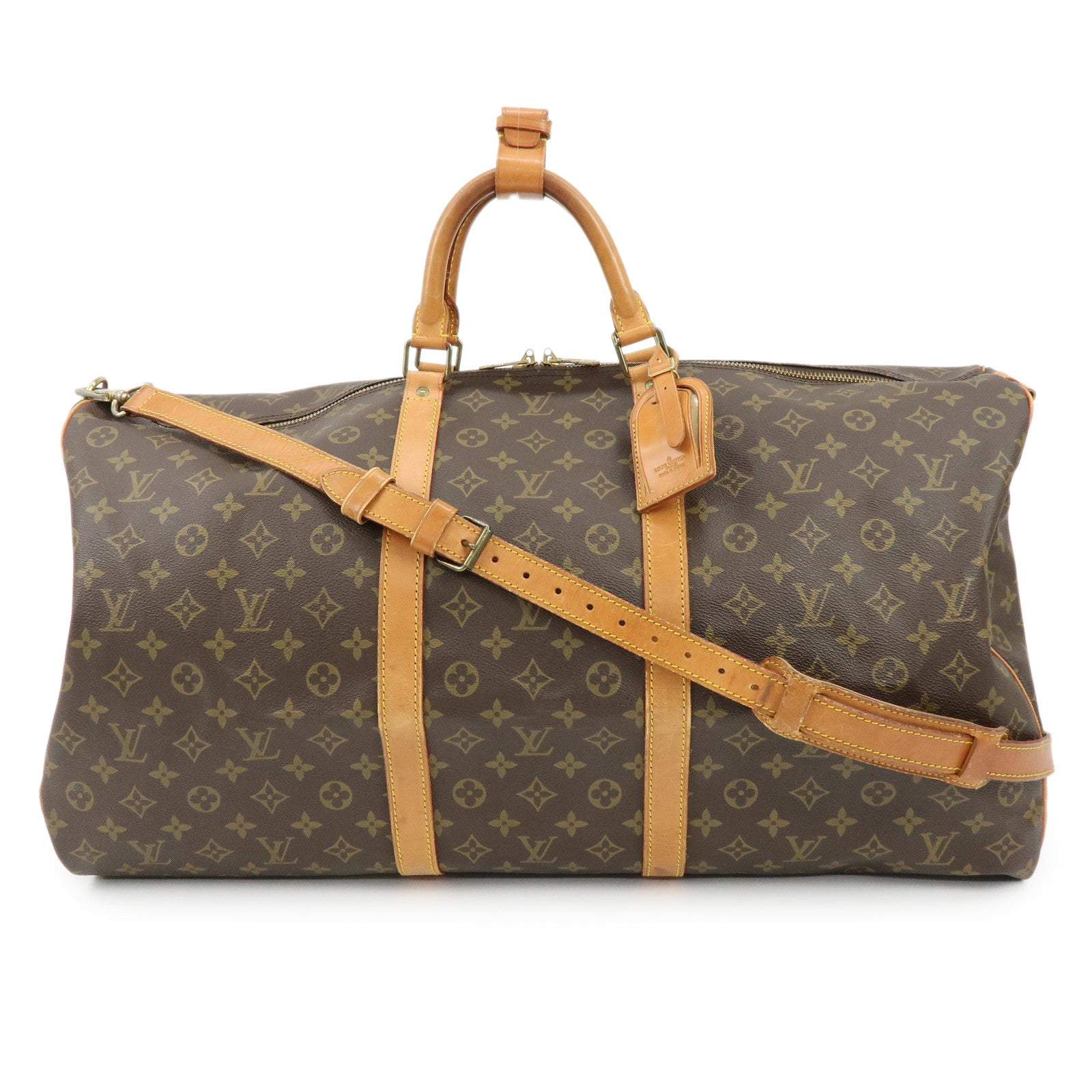 Louis Vuitton Monogram Keep All Bandouliere 60 Boston Bag M41412