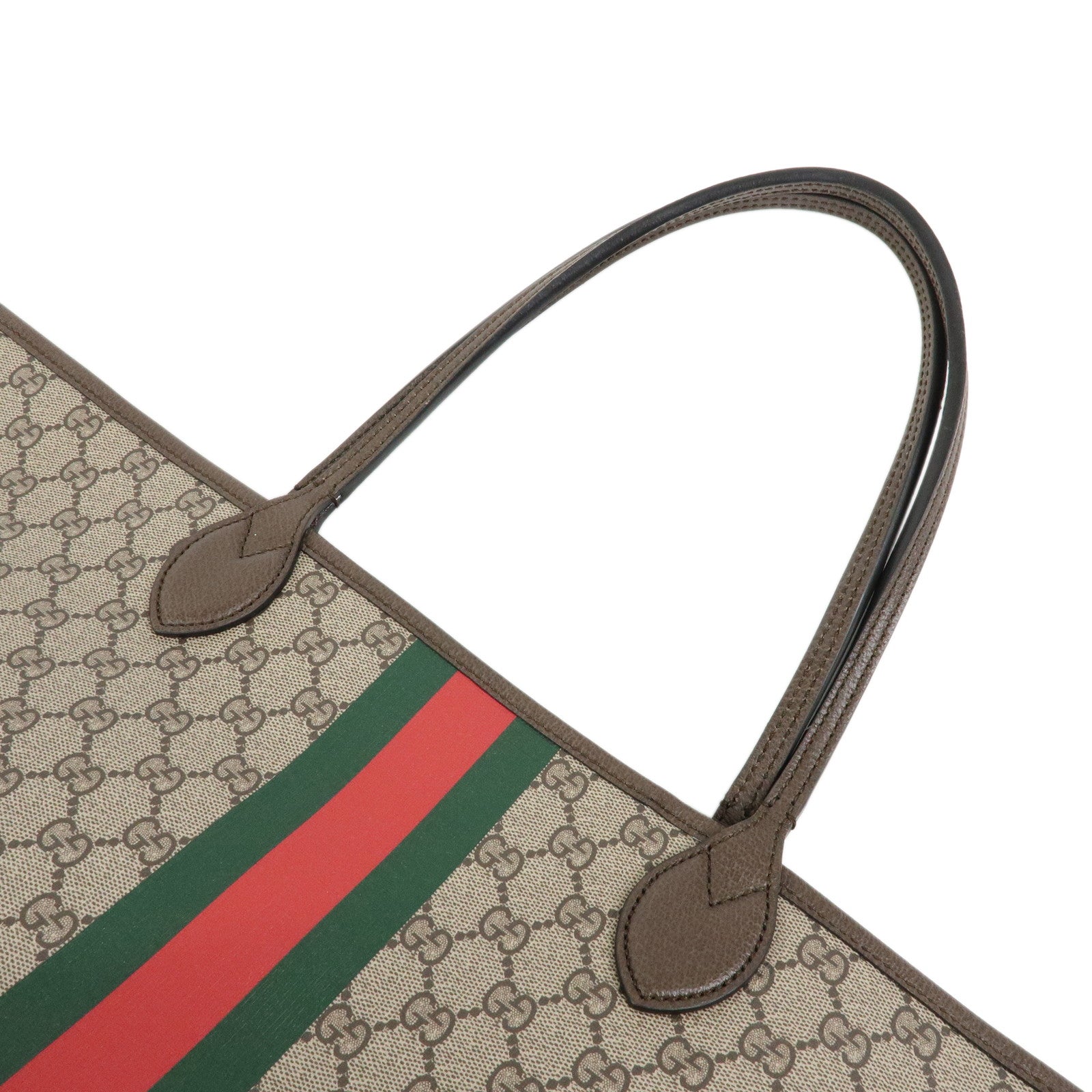GUCCI Sherry GG Supreme Tote Bag Shoulder Bag Brown 726755