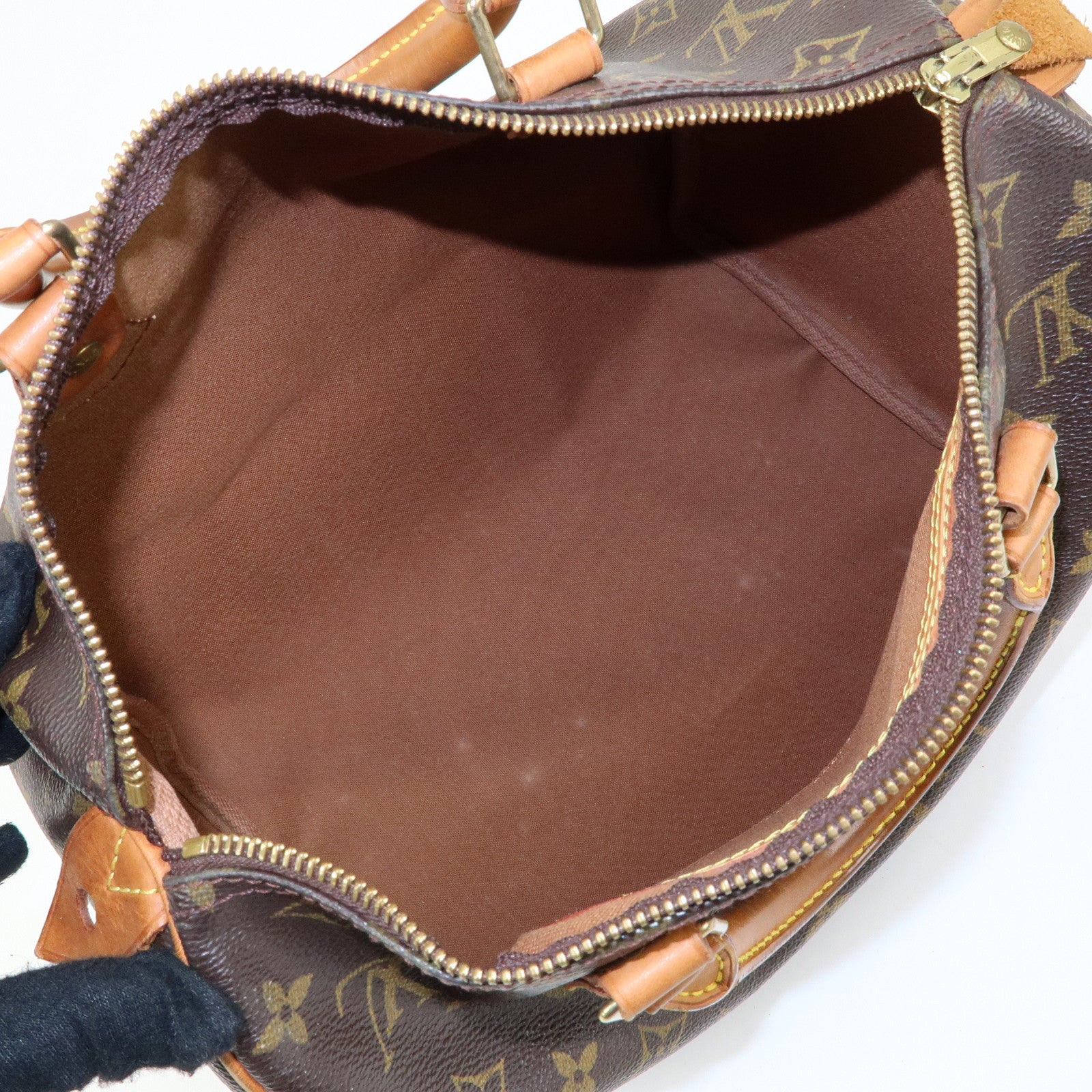 Louis Vuitton Monogram Speedy 30 Boston Bag Hand Bag Brown M41526