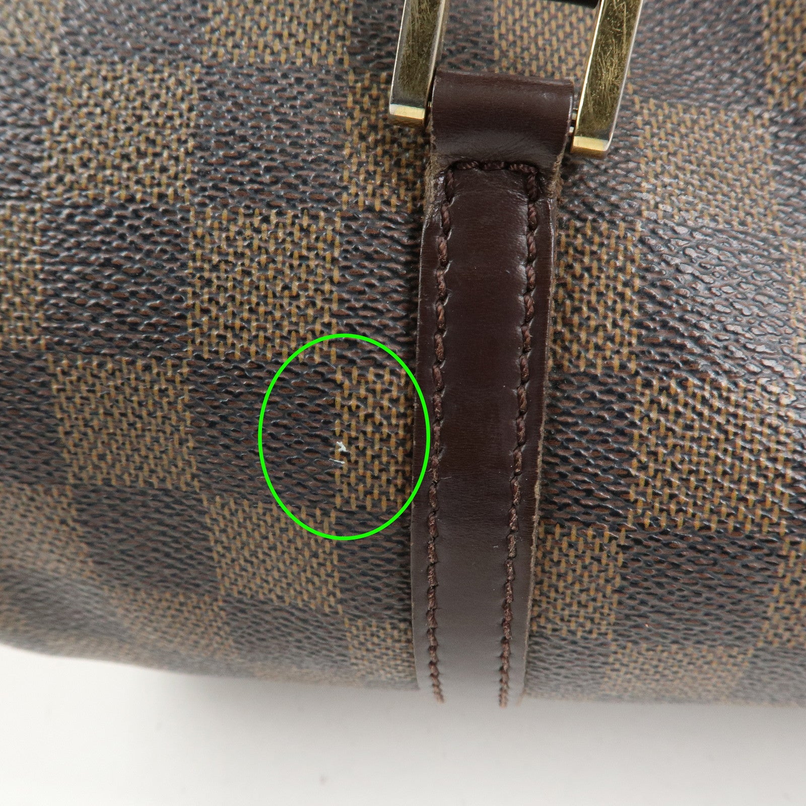 Louis Vuitton Damier Ebene Papillon 30 Hand Bag Brown N51303