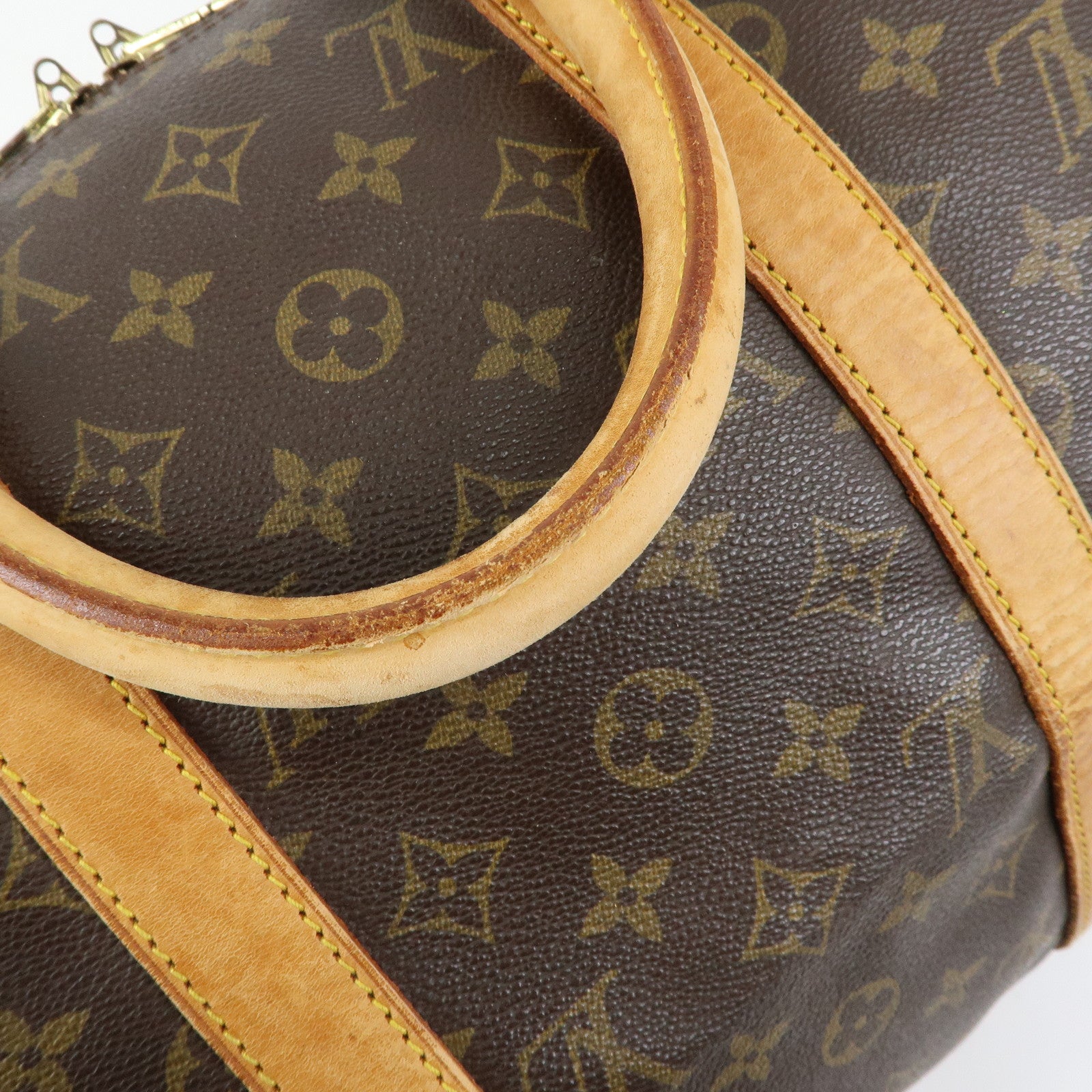 Louis Vuitton Monogram Keep All Bandouliere 50 Boston Bag M41416
