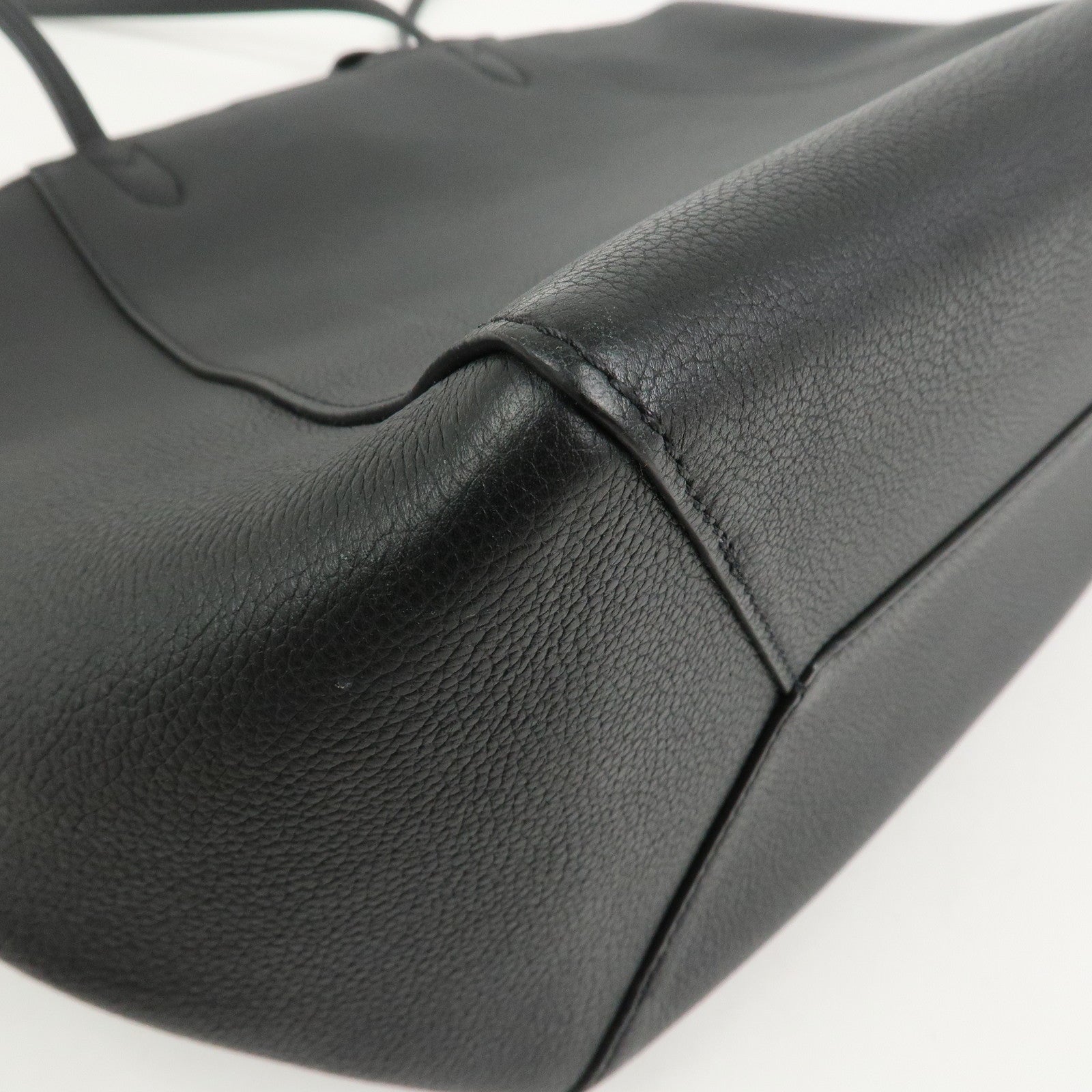 Louis Vuitton Lockme Cabas Leather Tote Bag Hand Bag Noir M42291