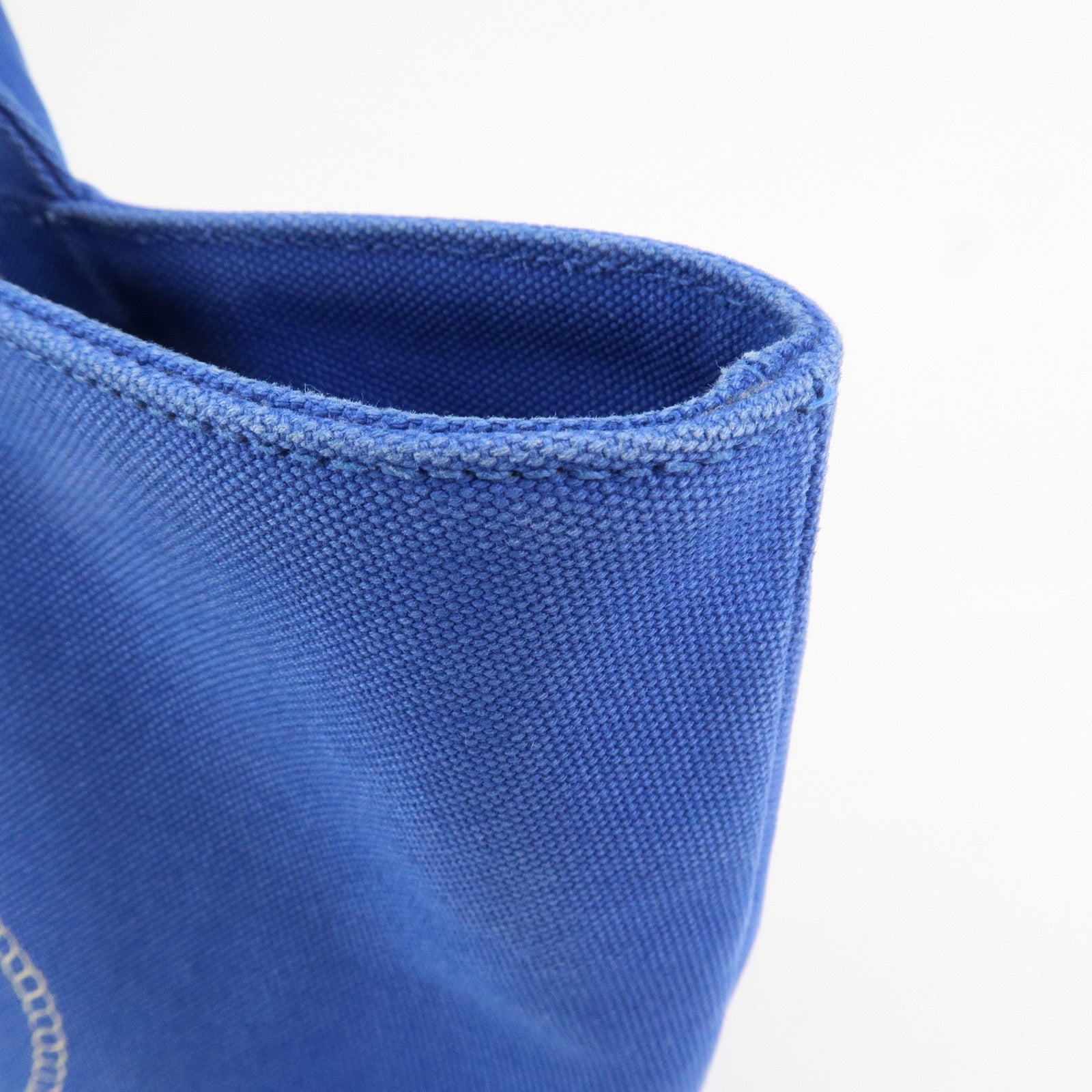 PRADA Canapa Canvas 2Way Bag Hand Bag Shoulder Bag Blue 1BG186