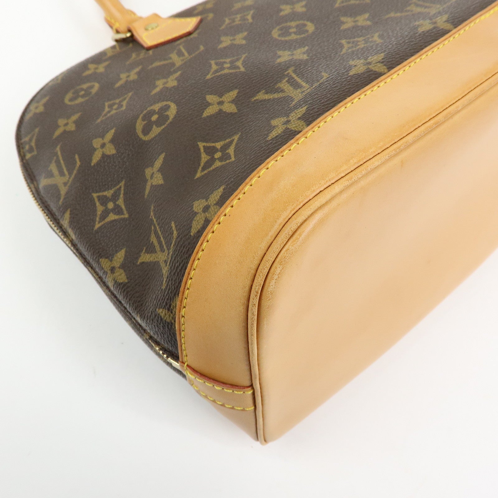 Louis Vuitton Monogram Alma Hand Bag Brown M51130