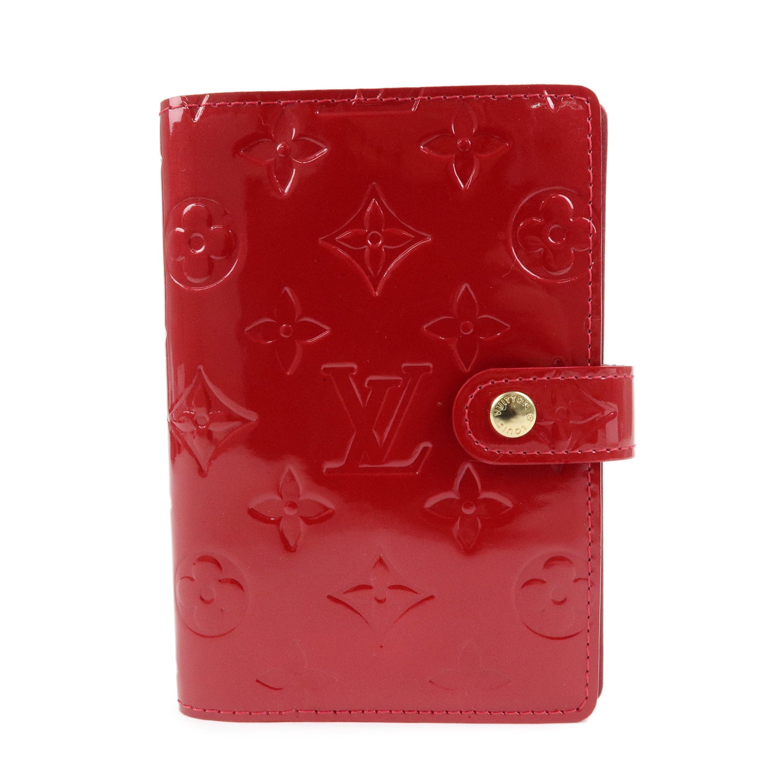 Louis Vuitton Monogram Vernis Agenda PM Pomme d'Amour Red R21016
