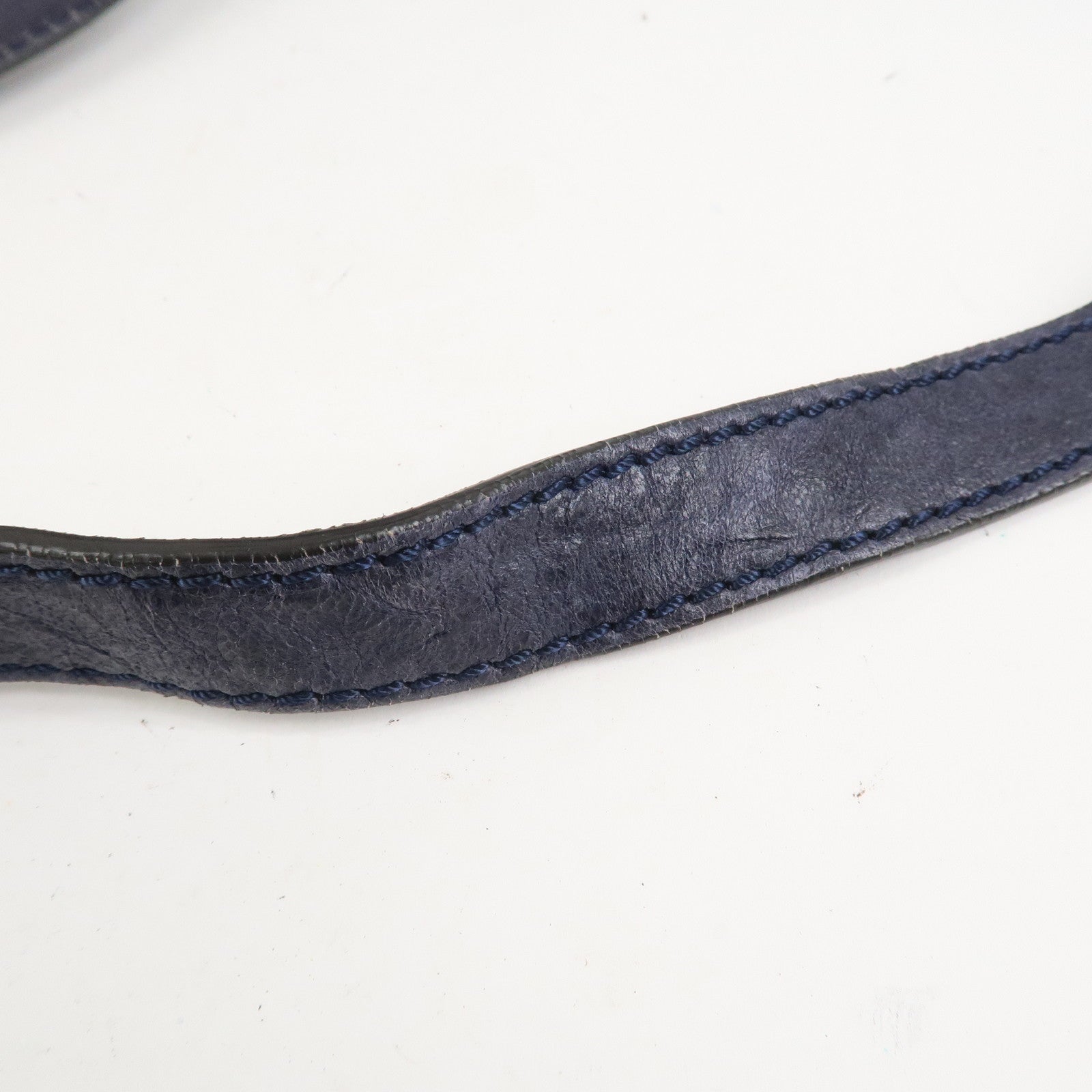 GIVENCHY Pandora Leather 2Way Bag Hand Bag Shoulder Bag Navy