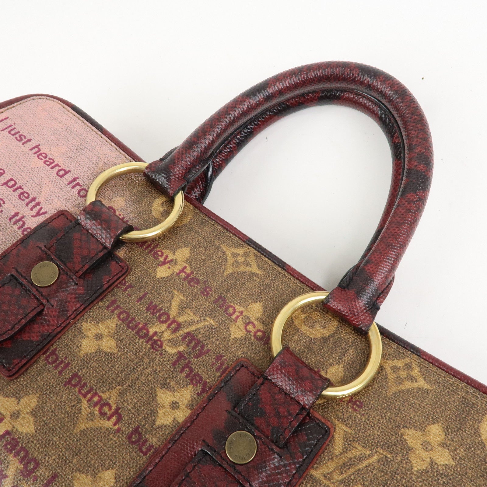 Louis Vuitton Monogram Jokes Graduate Tote Bag Violet M95739