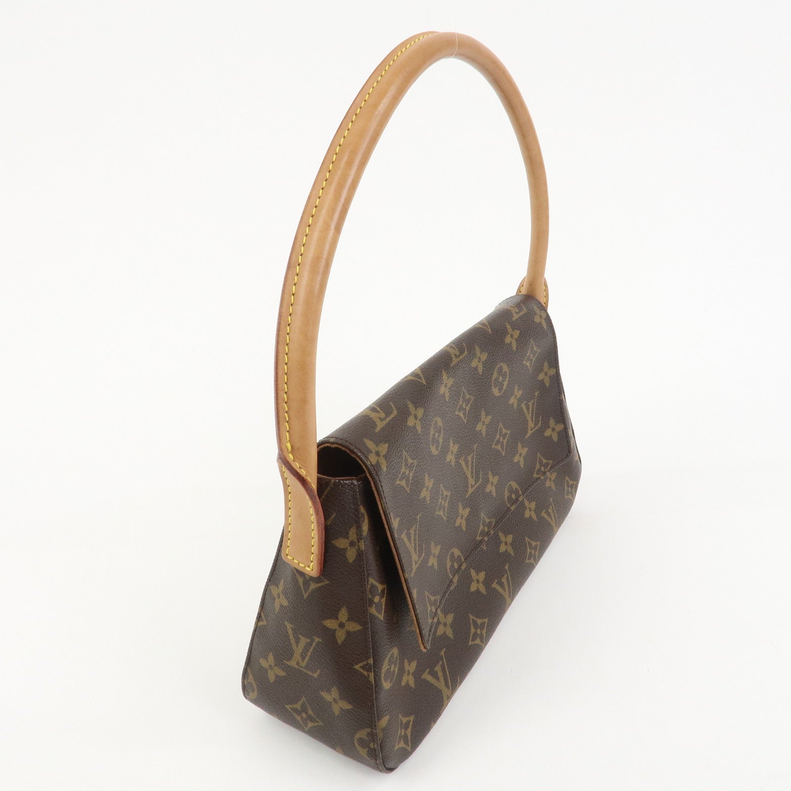 Louis Vuitton Monogram Mini Looping Shoulder Bag Brown M51147