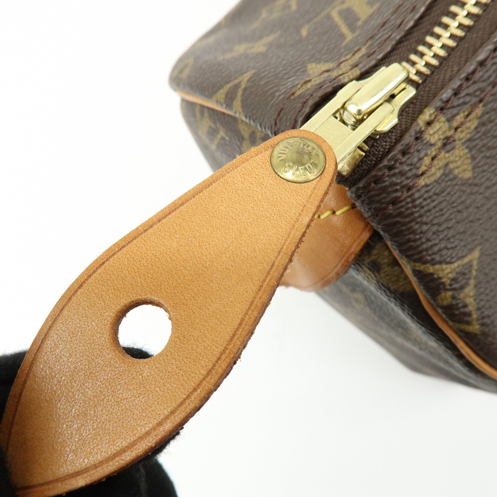 Louis Vuitton Monogram Speedy 40 Hand Bag Boston Bag Brown M41522