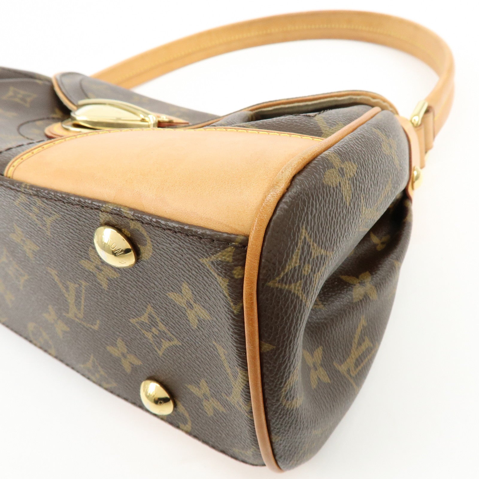 Louis Vuitton Monogram Beverly MM Shoulder Bag Brown M40121