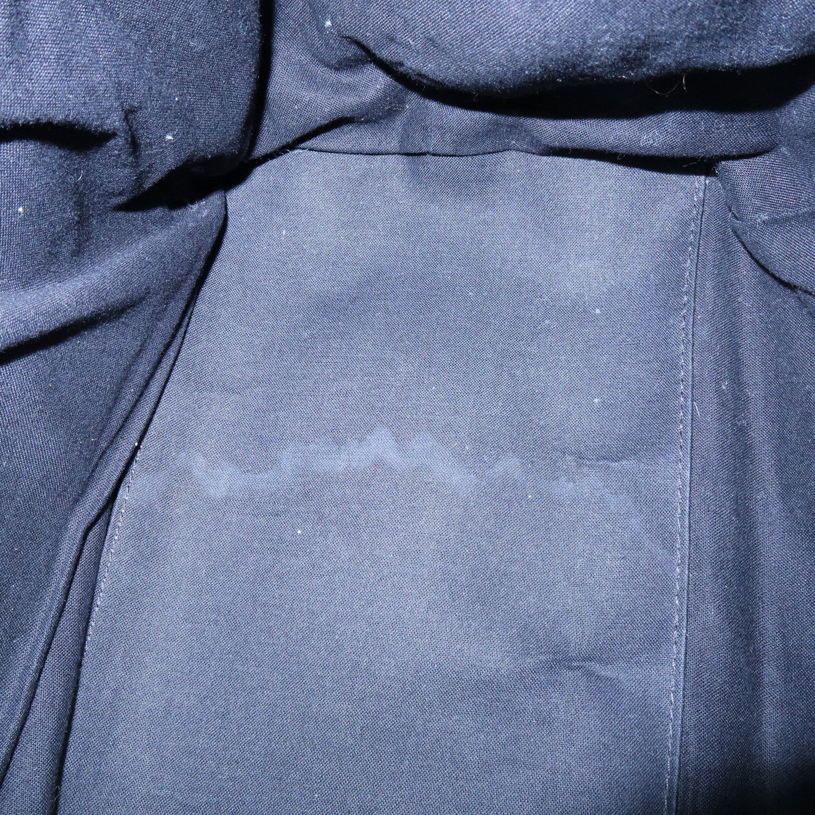 BALENCIAGA Navy Cabas Leather Small Tote Bag Black 339933