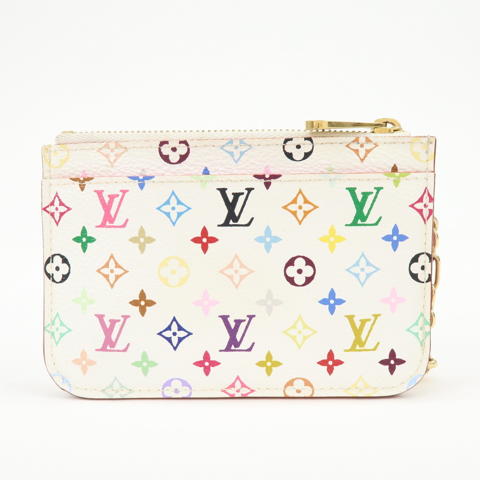Louis Vuitton Monogram Multicolor Pochette Cles Coin Case M93734