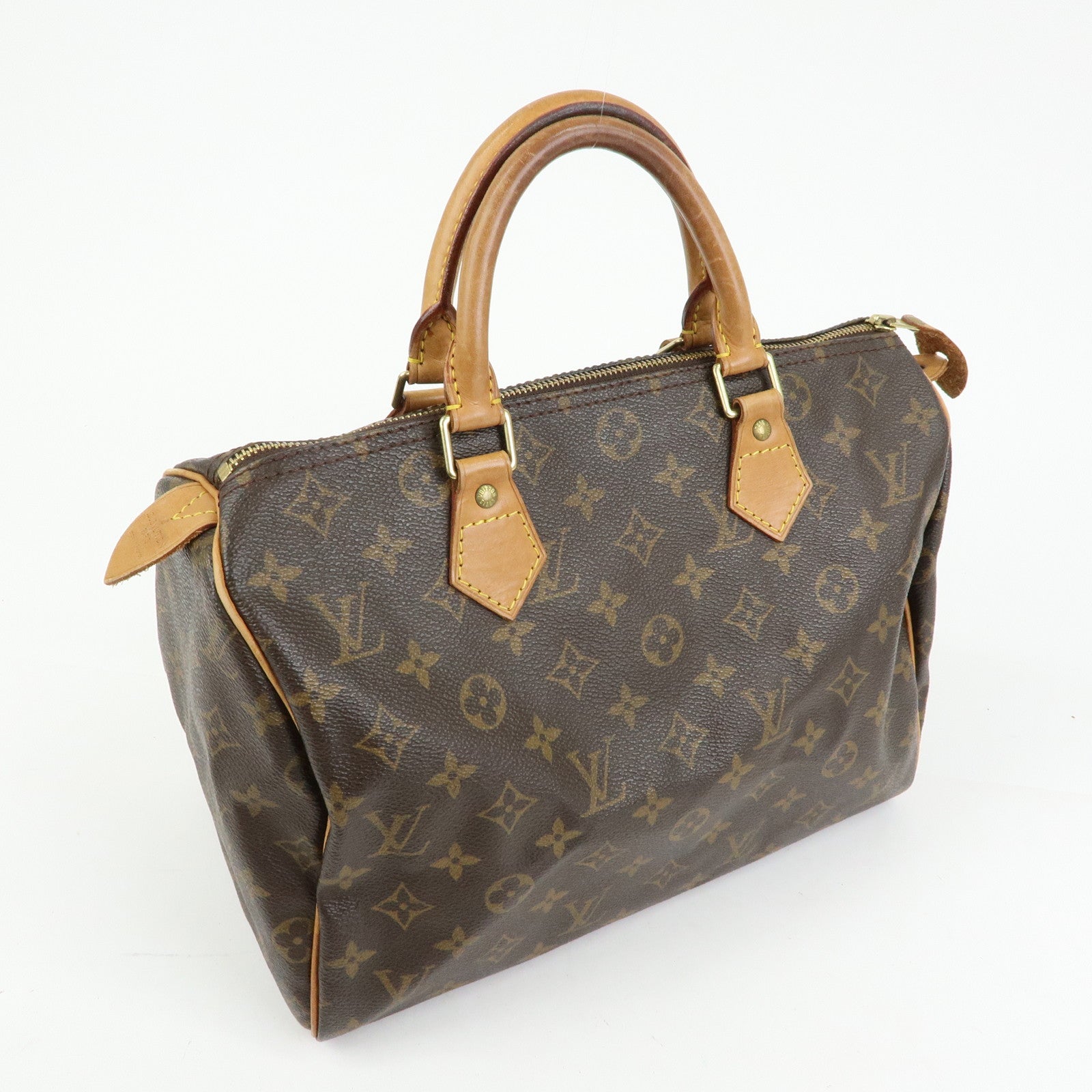 Louis Vuitton Monogram Speedy 30 Boston Bag Hand Bag Brown M41526