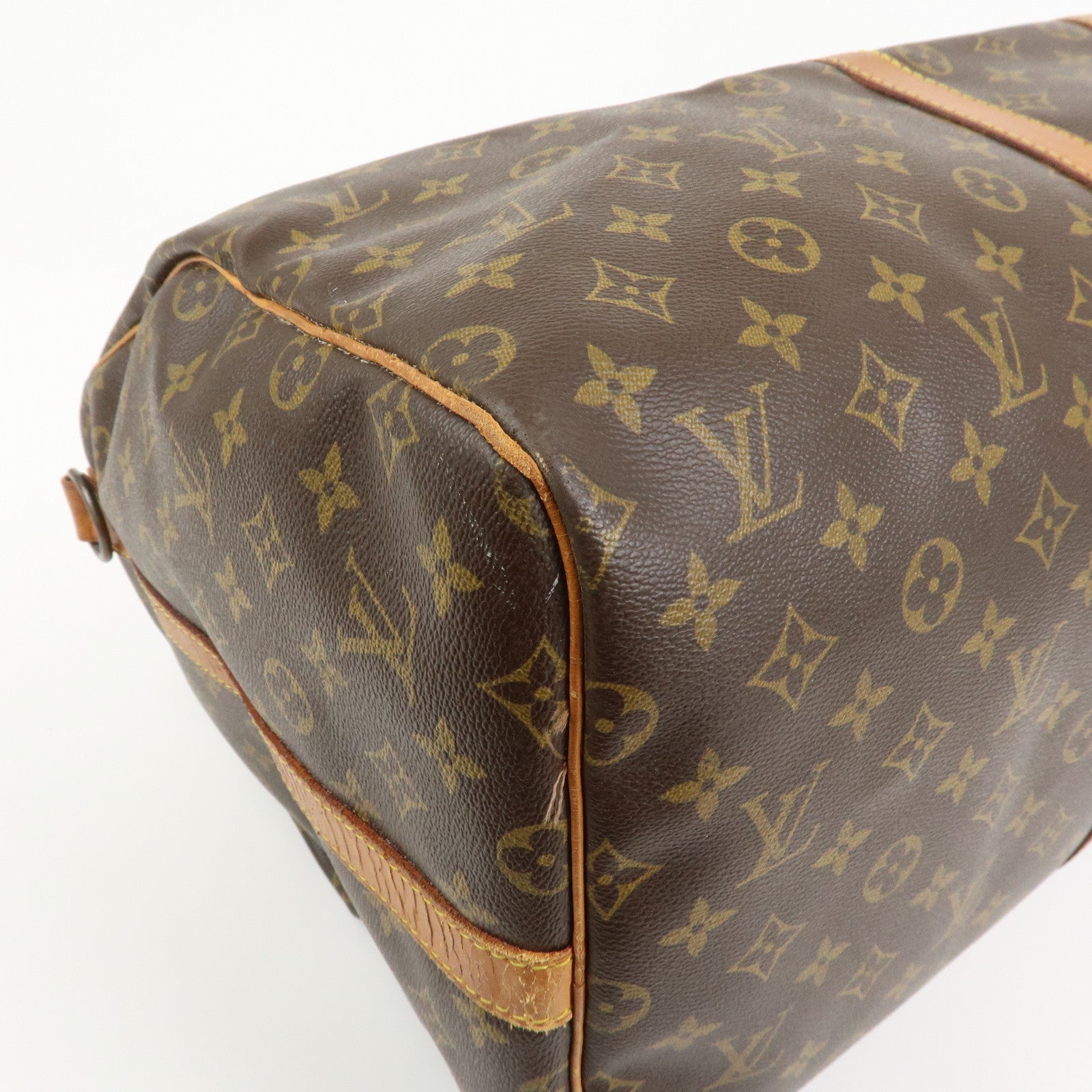 Louis Vuitton Monogram Keep All Bandouliere 55 Boston Bag M41414