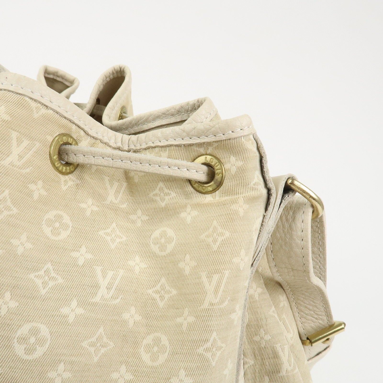 Louis Vuitton Monogram Mini Lin Leather Noe Shoulder Bag M95315