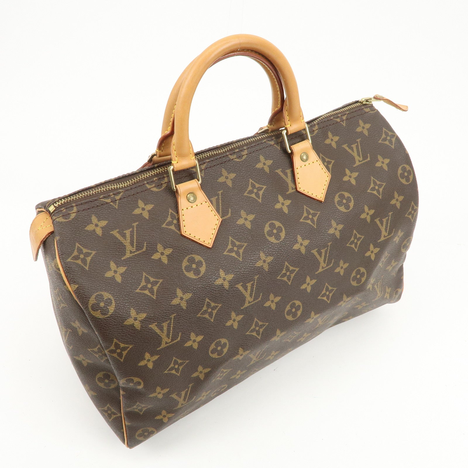 Louis Vuitton Monogram Speedy 35 Boston Bag Hand Bag M41524