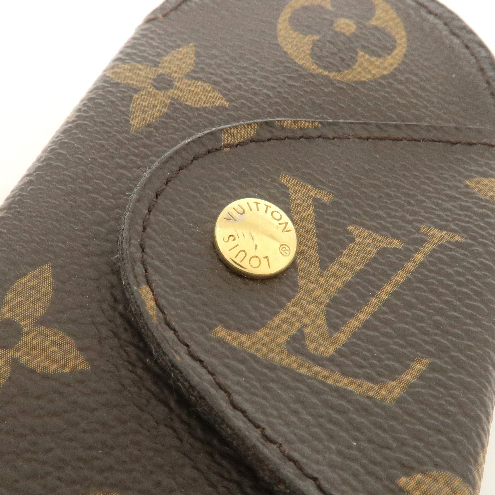 Louis Vuitton Monogram Multicles Rond PM Key Case Brown M60115